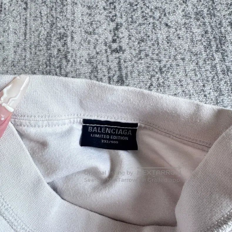 Balenciaga Balenciaga No band Logo printing short sleeve T-shirt Size US L / EU 52-54 / 3 - 4 Thumbnail