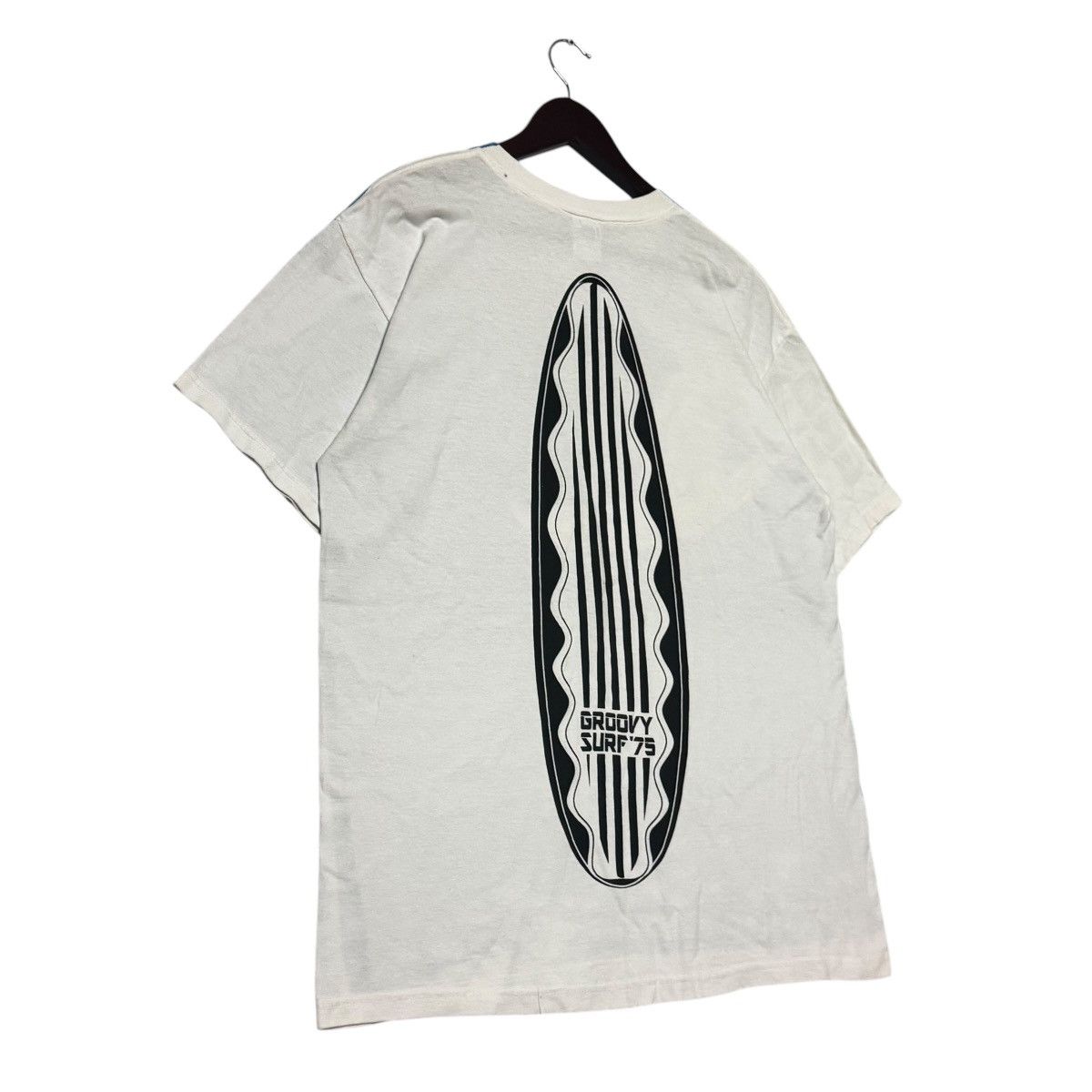Vintage Vintage Y2K Groovy Surf 75 Soul Tee Shirt Size US XL / EU 56 / 4 - 9 Thumbnail