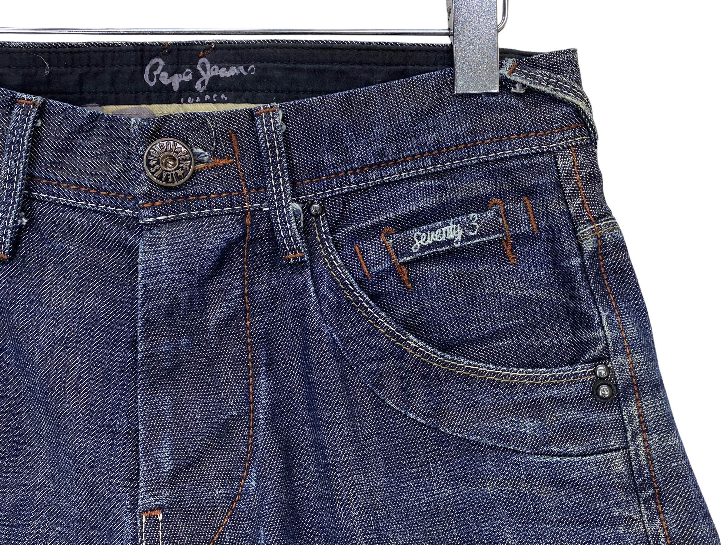 Pepe Jeans Straight Leg Denim Jeans Hip Hop Skateboards Jeans Pants Size US 31 - 8 Thumbnail