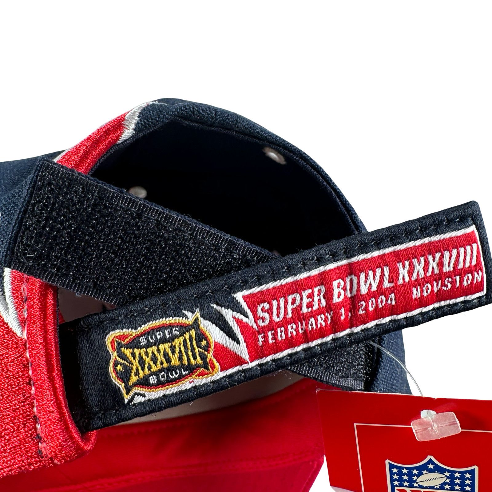 Reebok Vintage 2004 Reebok Super Bowl Patriots Hat Sharktooth Red Size ONE SIZE - 6 Thumbnail