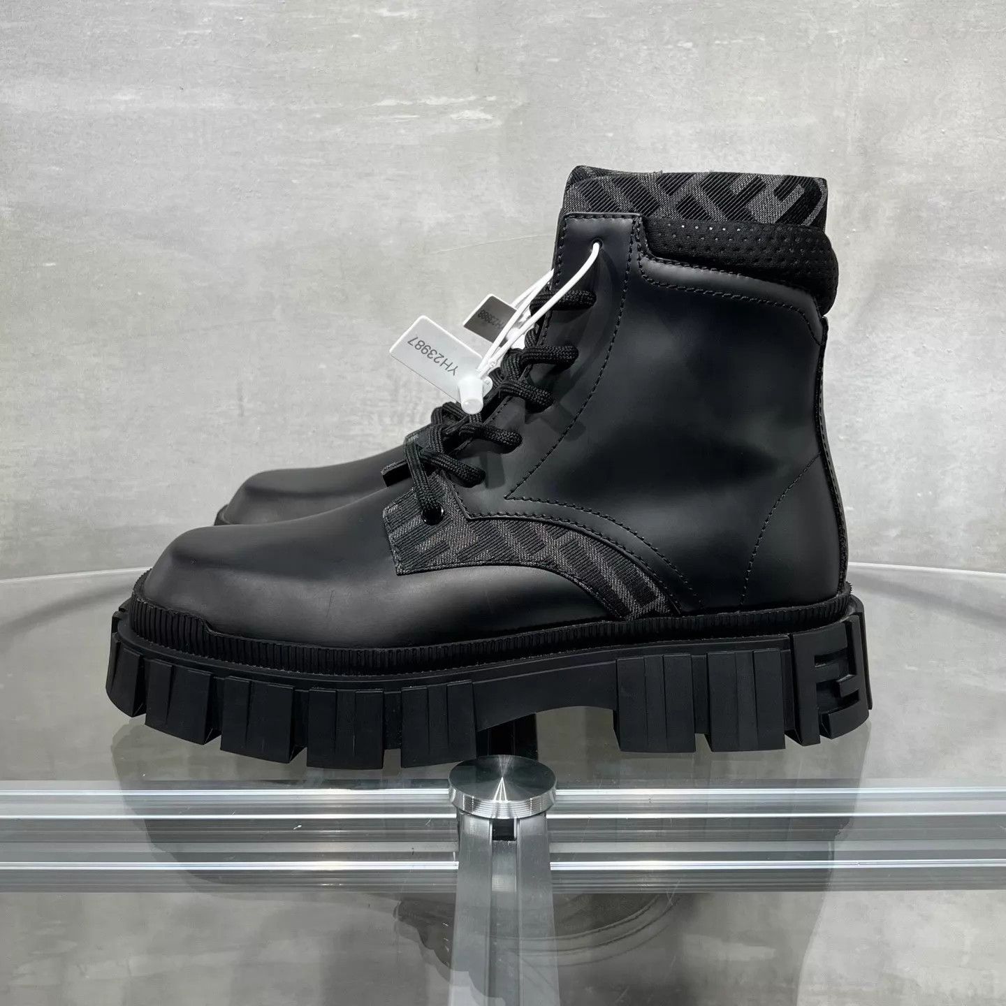 Fendi FENDI FF Monogram Platform Black UK6.5/40.5 Boots Size US 7.5 / EU 40-41 - 3 Thumbnail