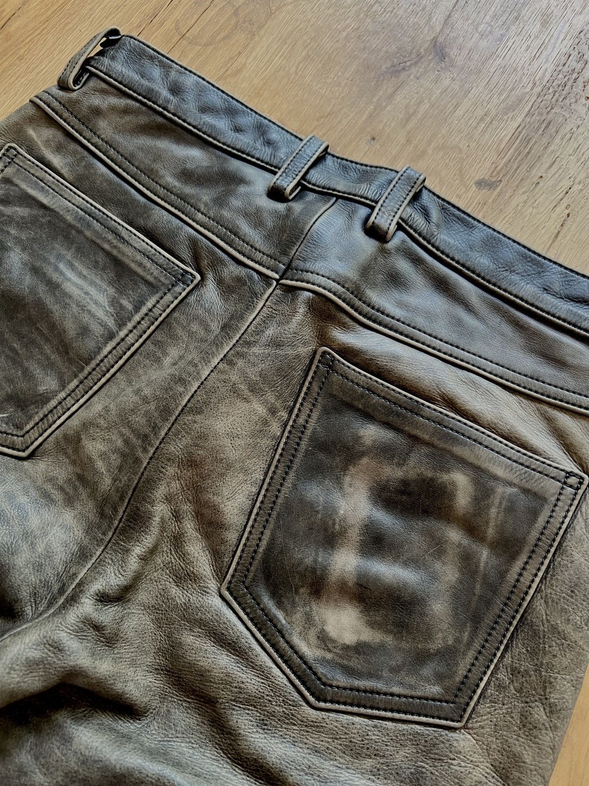 Vintage Leather Pants Size US 30 / EU 46 - 7 Thumbnail
