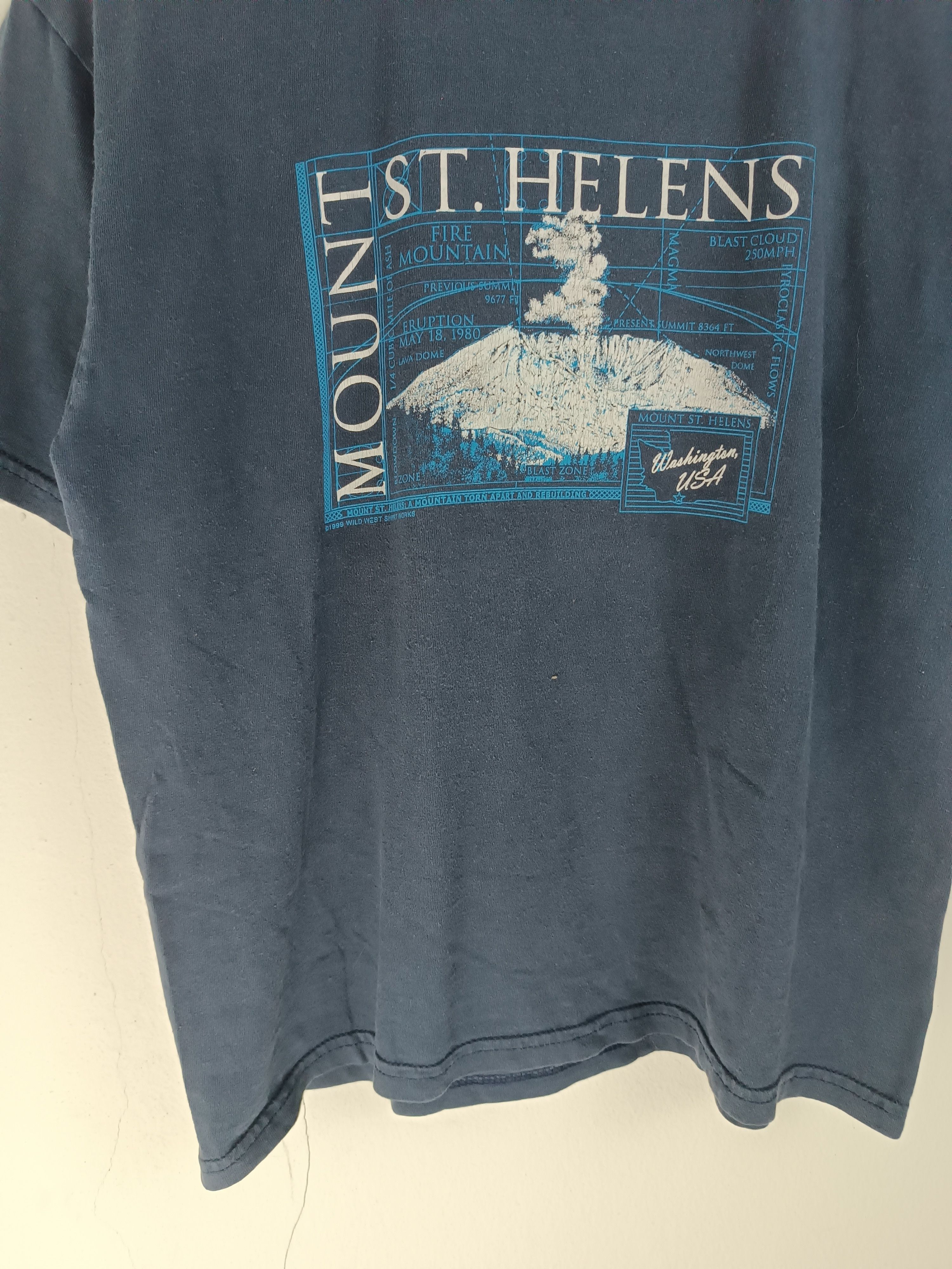 Other VINTAGE 1999 MOUNT ST HELEN WASHINGTON USA ART HIKING NATURE Size US S / EU 44-46 / 1 - 6 Thumbnail