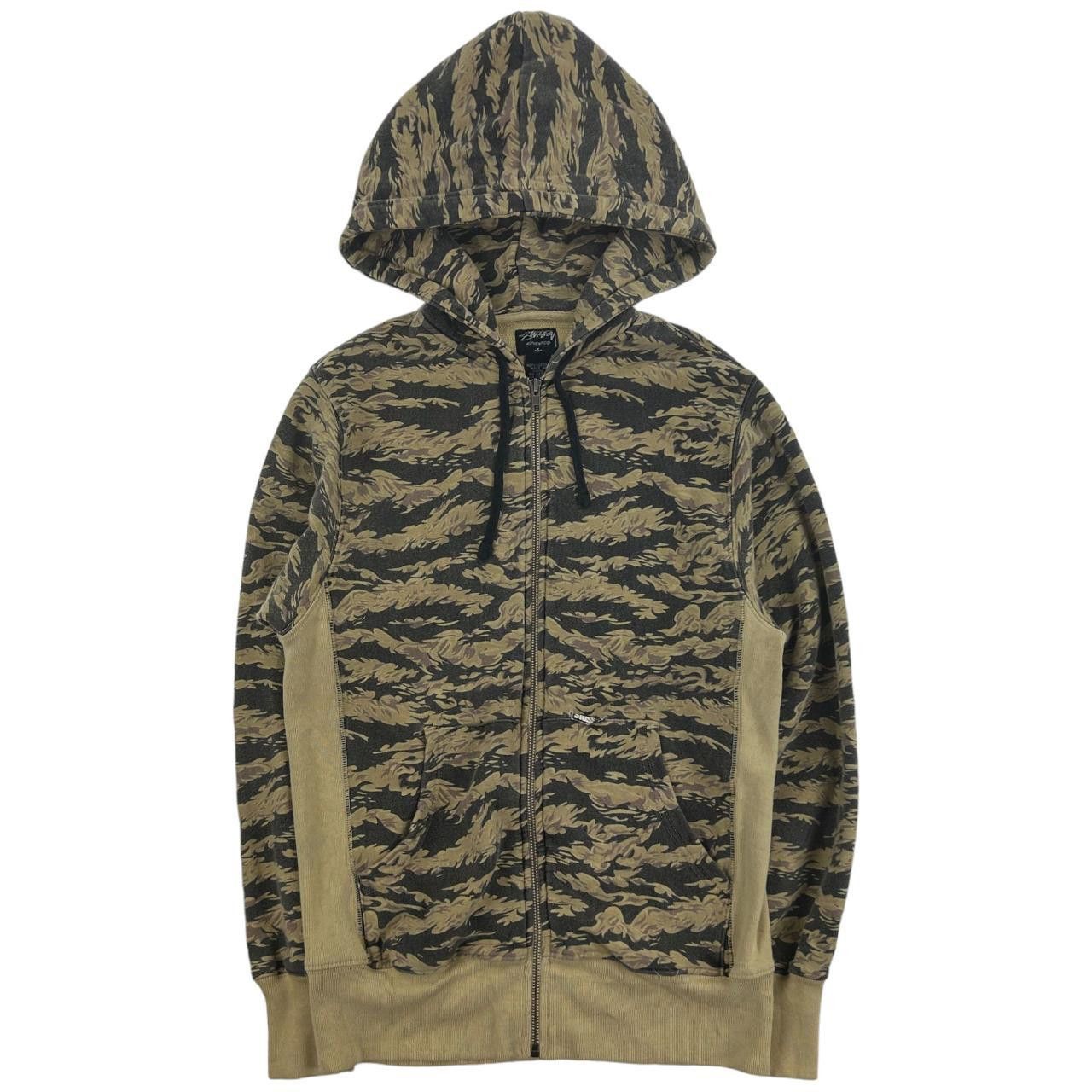 Stussy Camo Hoodie | Grailed