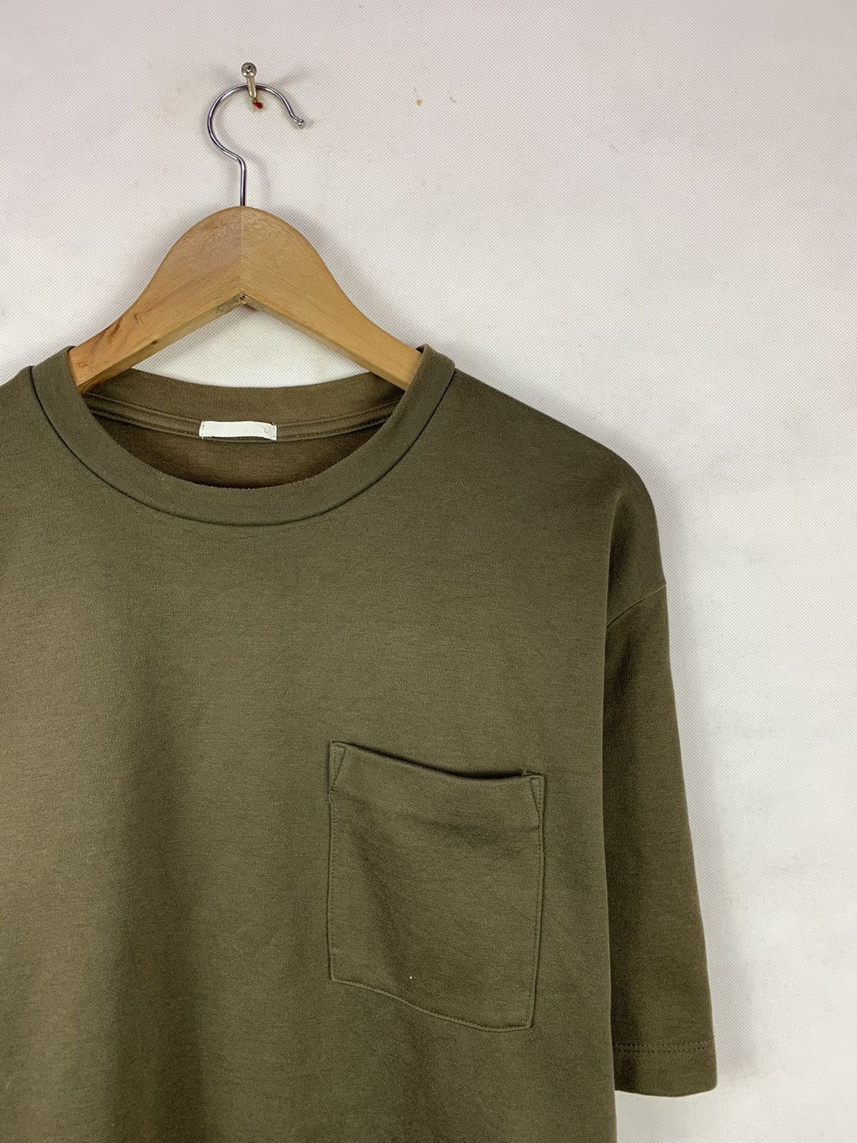 GU Steals! GU Japanese Brand Oversize Plain Pocket Tee Size US L / EU 52-54 / 3 - 2 Thumbnail