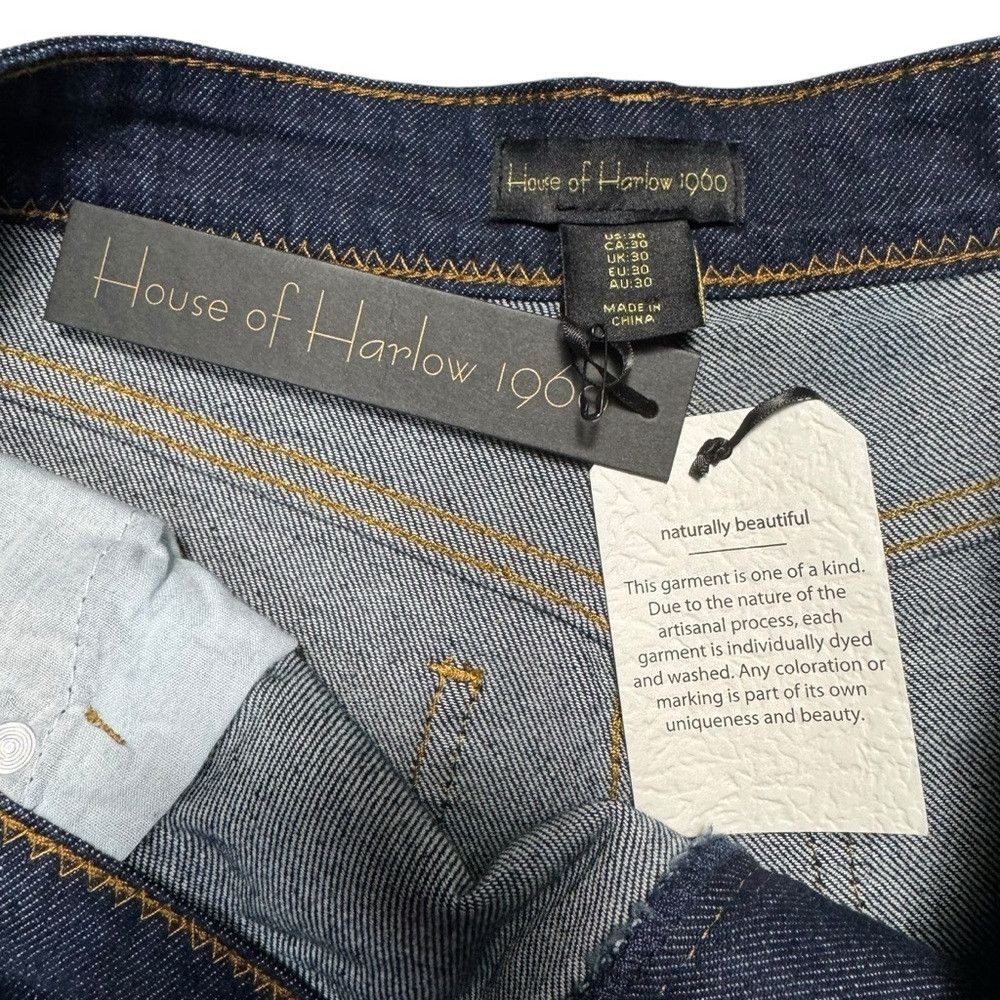 House of Harlow NWT New HOUSE OF HARLOW 1960 Cuffed Jeans Size 30 Size 30" / US 8 / IT 44 - 6 Thumbnail