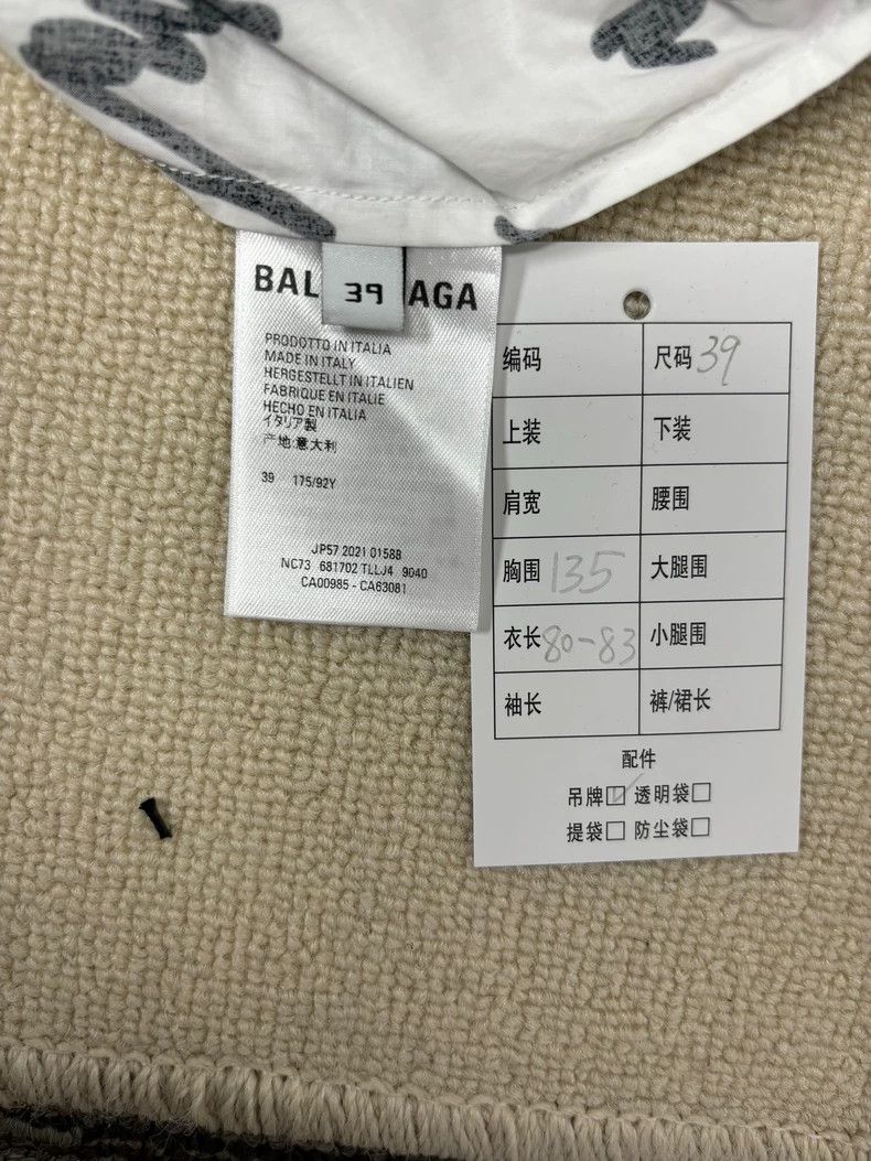 Balenciaga Balenciaga size 39 Full monogram print lapel single breaste Size US M / EU 48-50 / 2 - 5 Thumbnail