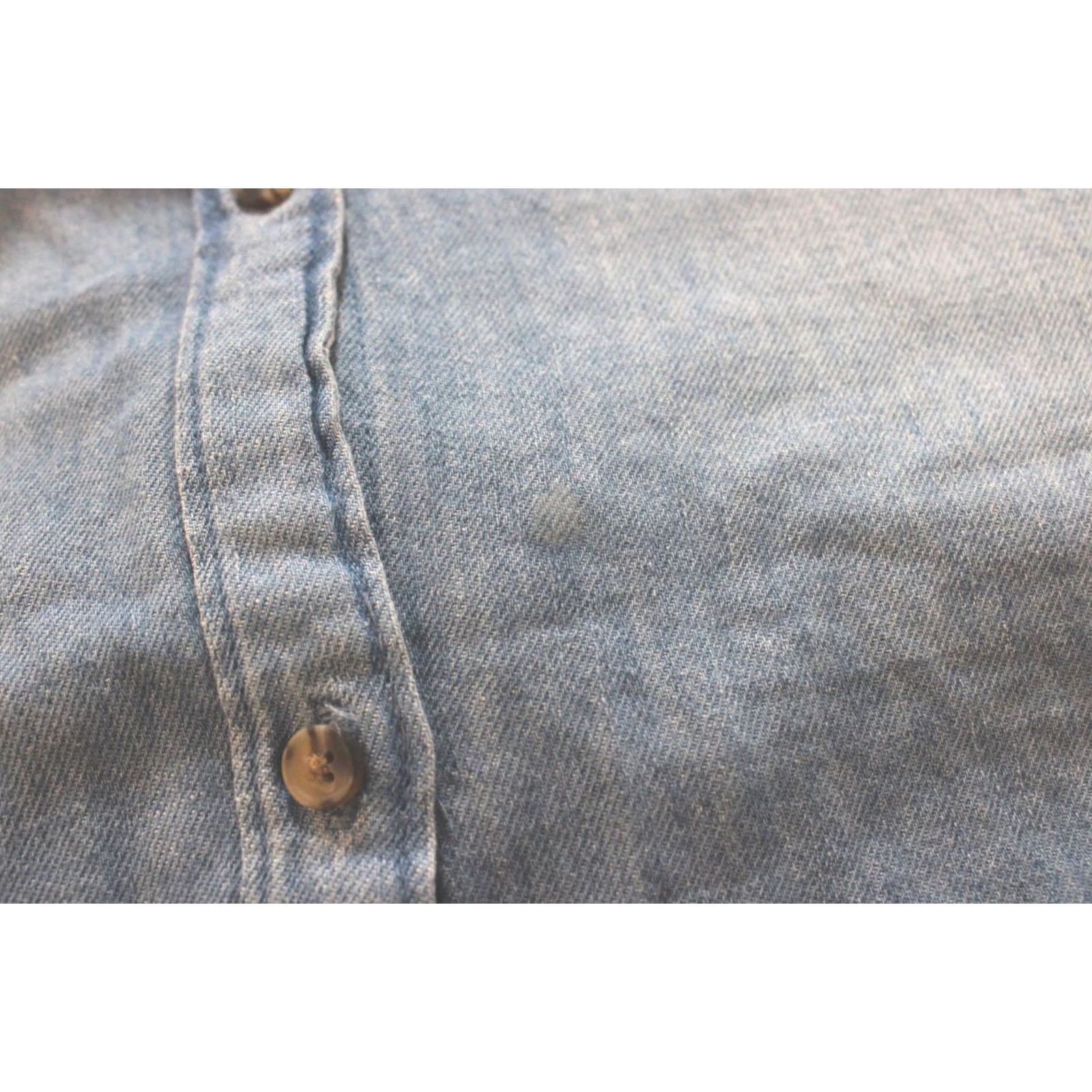 Old Navy Old Navy Women's Oversized Button-Down Shirt Medium Wash Small Blue Size S / US 4 / IT 40 - 3 Thumbnail