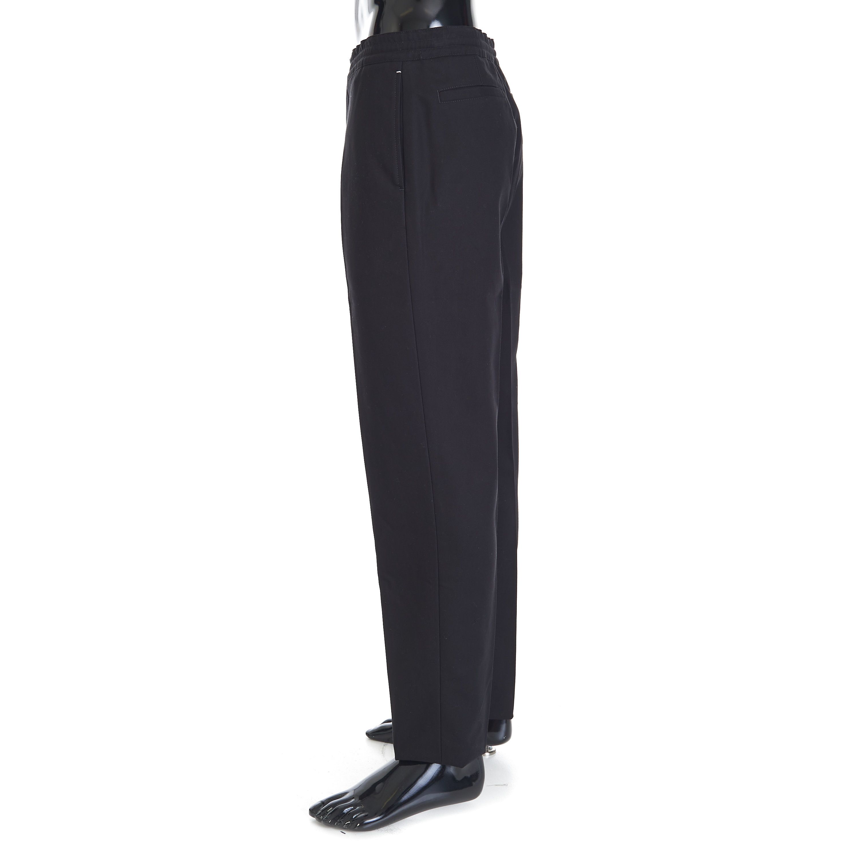 Berluti Drawstring Trousers In Black Cotton Size US 30 / EU 46 - 3 Thumbnail
