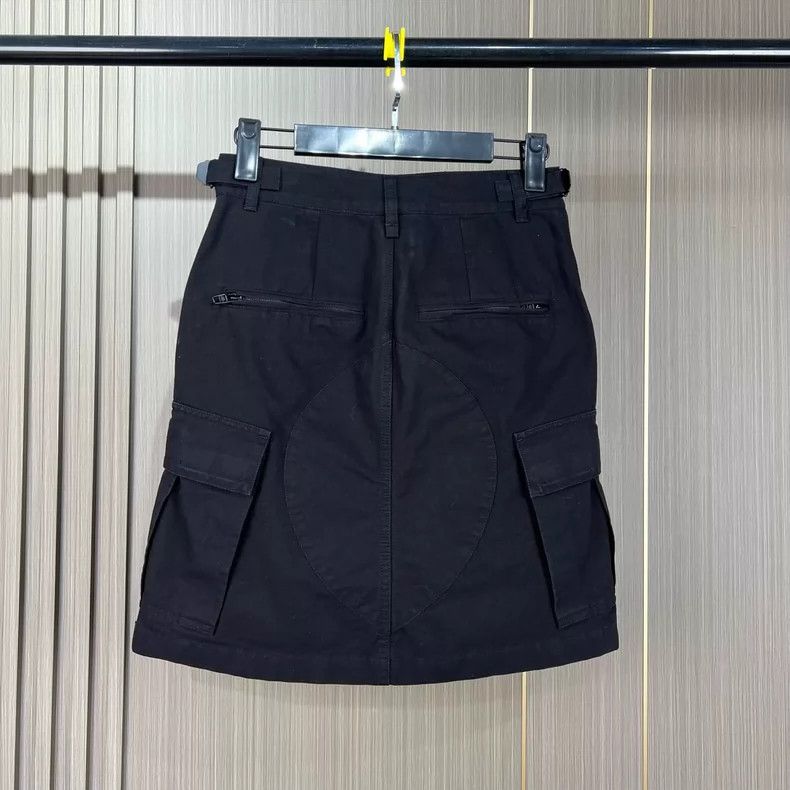 Balenciaga Balenciaga Embroidered Letter Denim Skirt Size 42" / US 20 - 2 Thumbnail