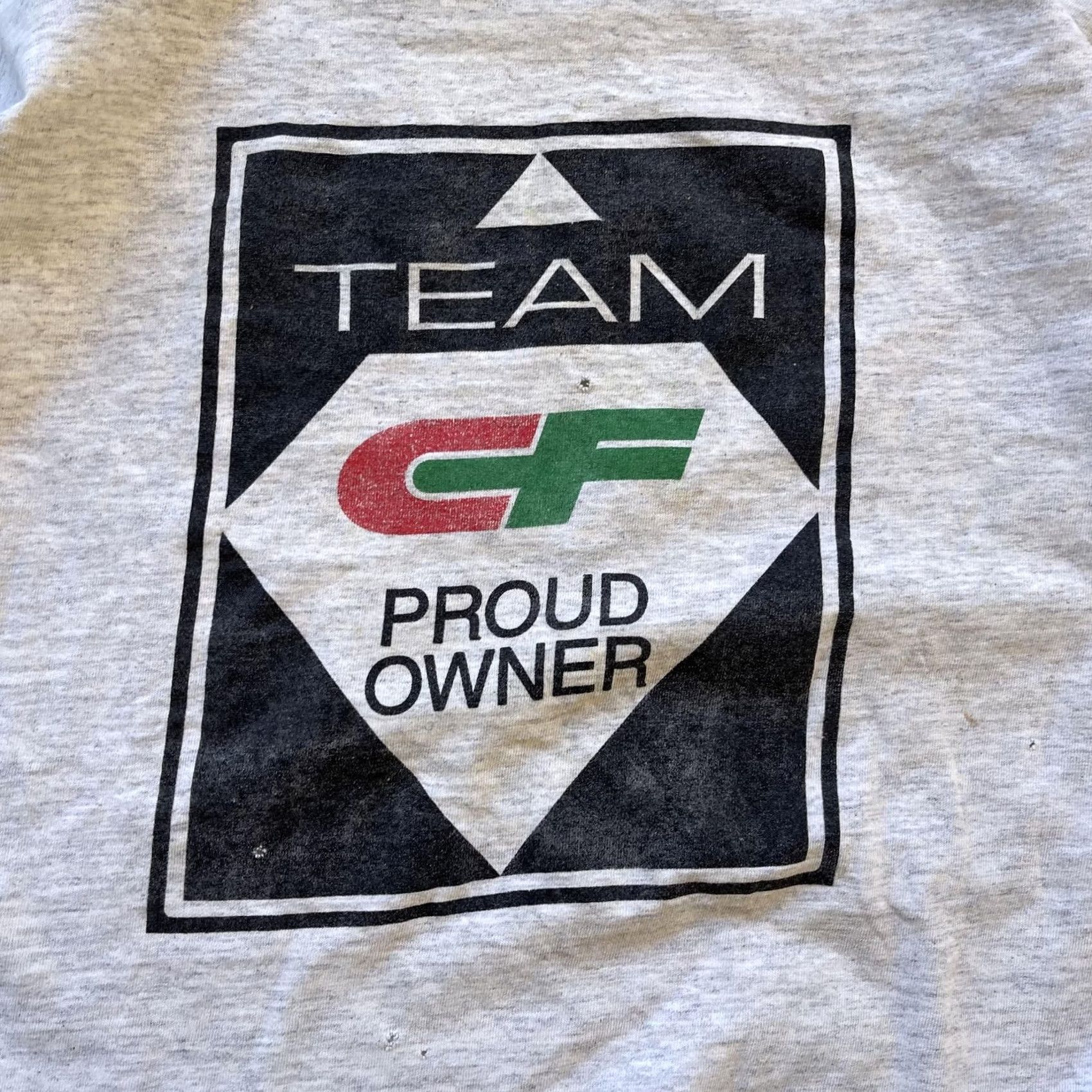Vintage VINTAGE All Sport Shirt Mens 2XL Gray Graphic Tee CF Proud Owner Team NYC (note: ensure exact provided words only) Size US XXL / EU 58 / 5 - 2 Thumbnail
