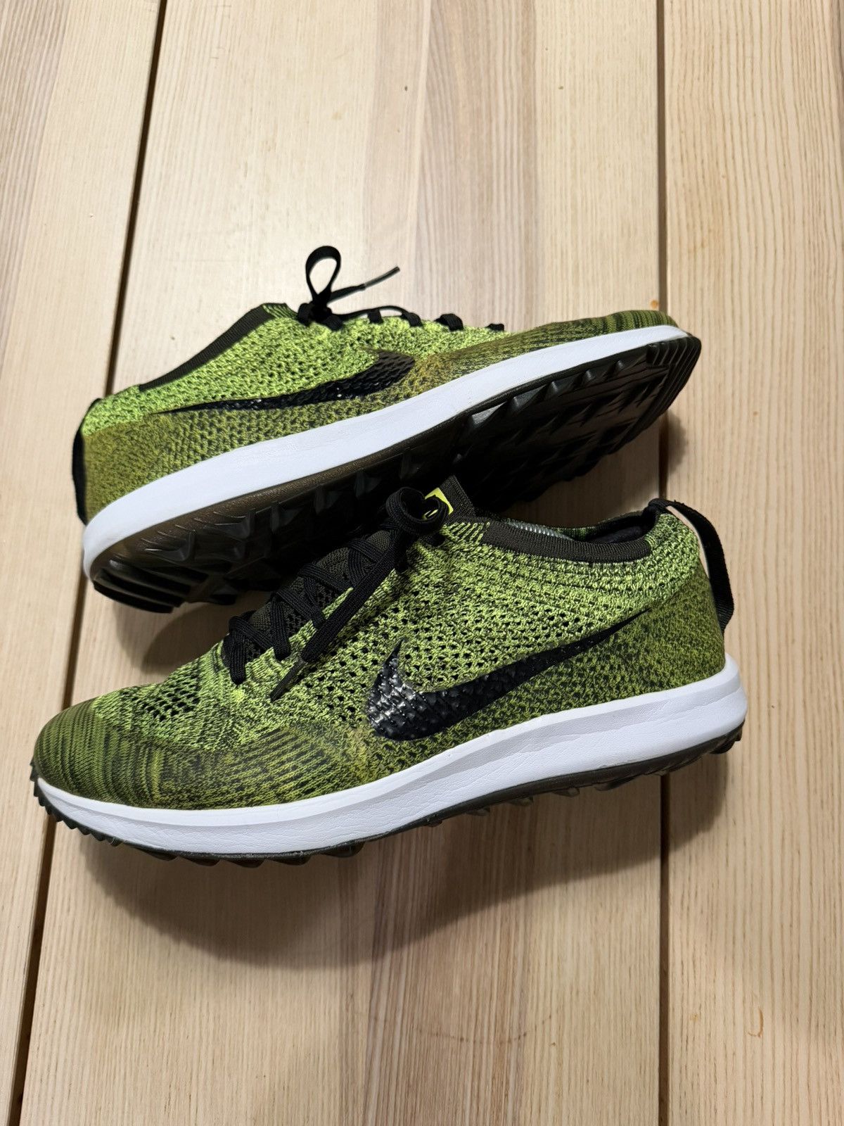 Nike Nike Flyknit Racer G “Sequoia” Golf Shoes 909756-700 Size 12 Size US 12 / EU 45 - 1 Thumbnail