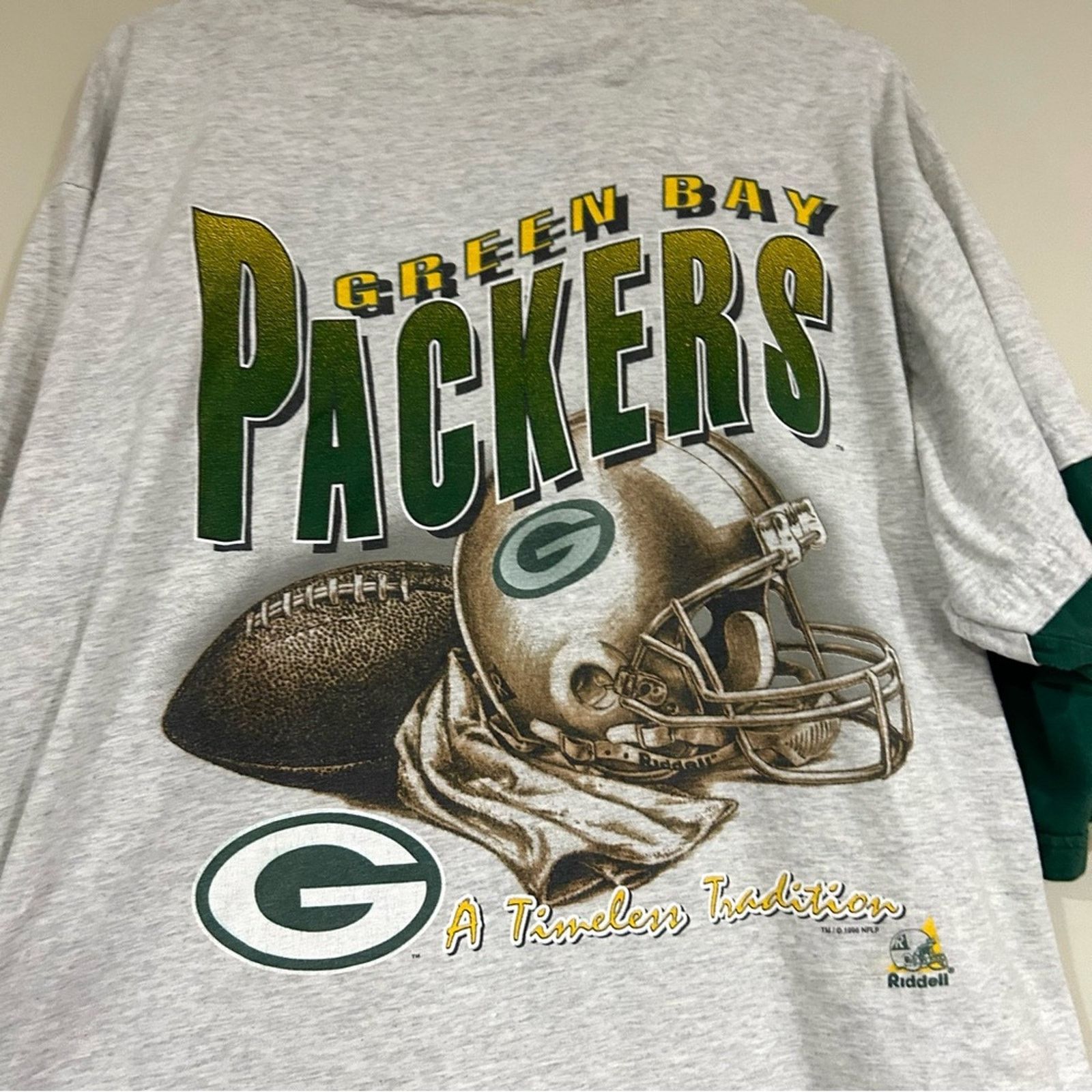 Signal Sport Vintage 1996 Green Bay Packers Jersey Style Shirt Size US L / EU 52-54 / 3 - 4 Thumbnail