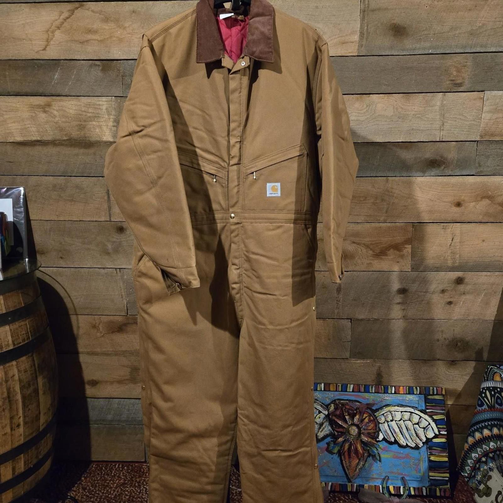 Carhartt Carhartt Vintage Quilted Duck Canvas Coveralls 54 Regular Size US XXL / EU 58 / 5 - 1 Thumbnail