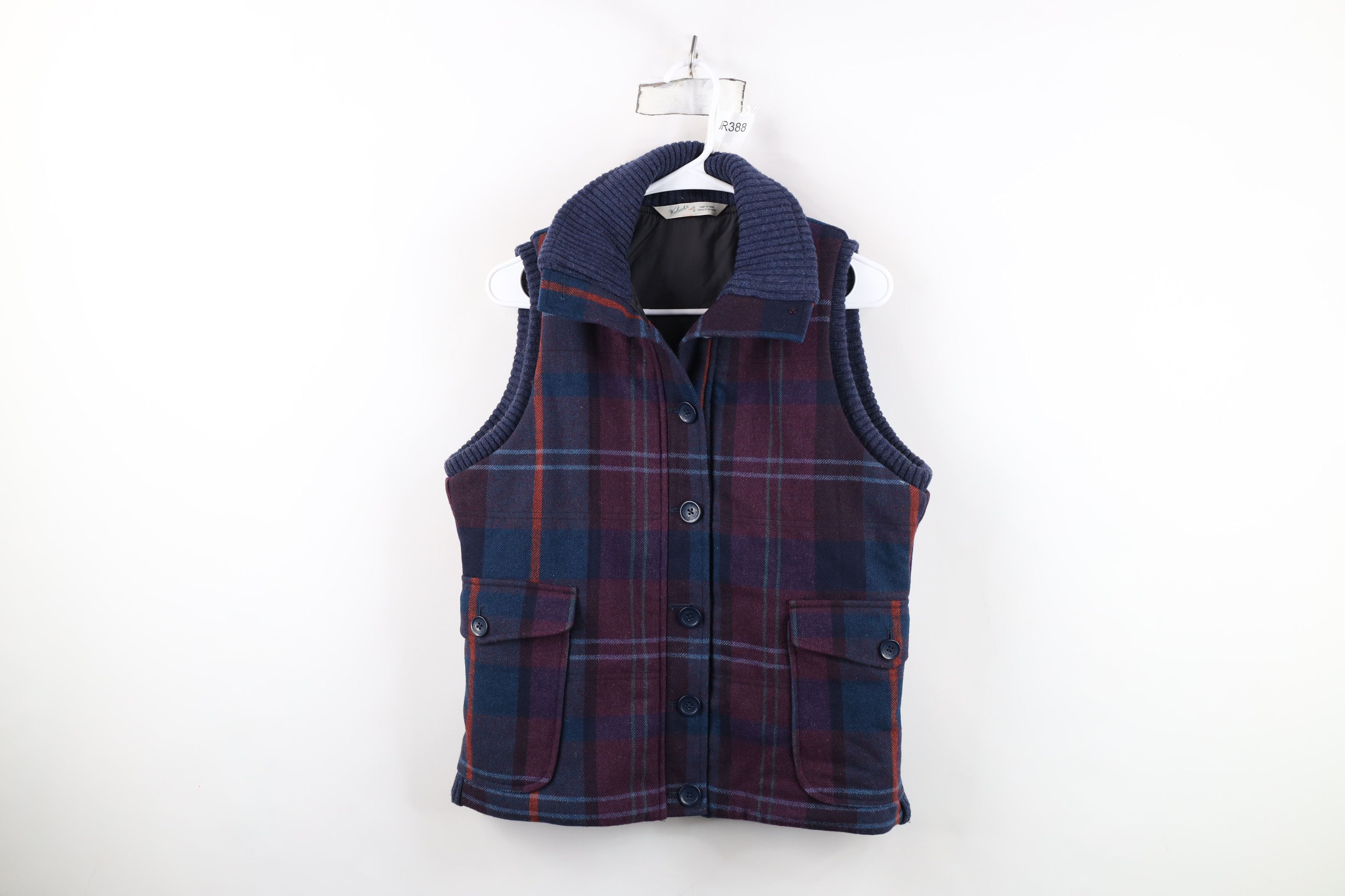 Woolrich Woolen Mills Vintage Woolrich Faded Wool Puffer Vest Jacket Rainbow Plaid Size M / US 6-8 / IT 42-44 - 1 Thumbnail