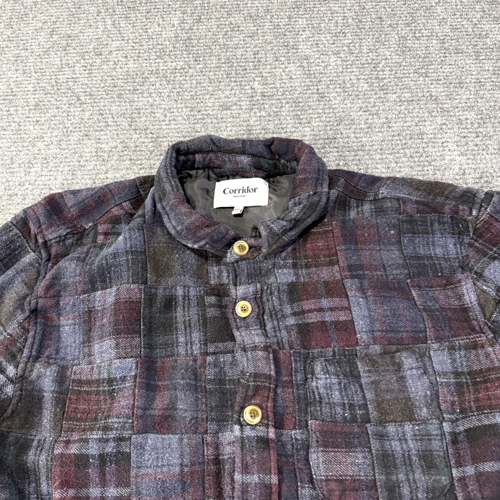 Corridor Corridor Mens Jacket Flannel Quilted Plaid 2XL Size US XXL / EU 58 / 5 - 4 Thumbnail