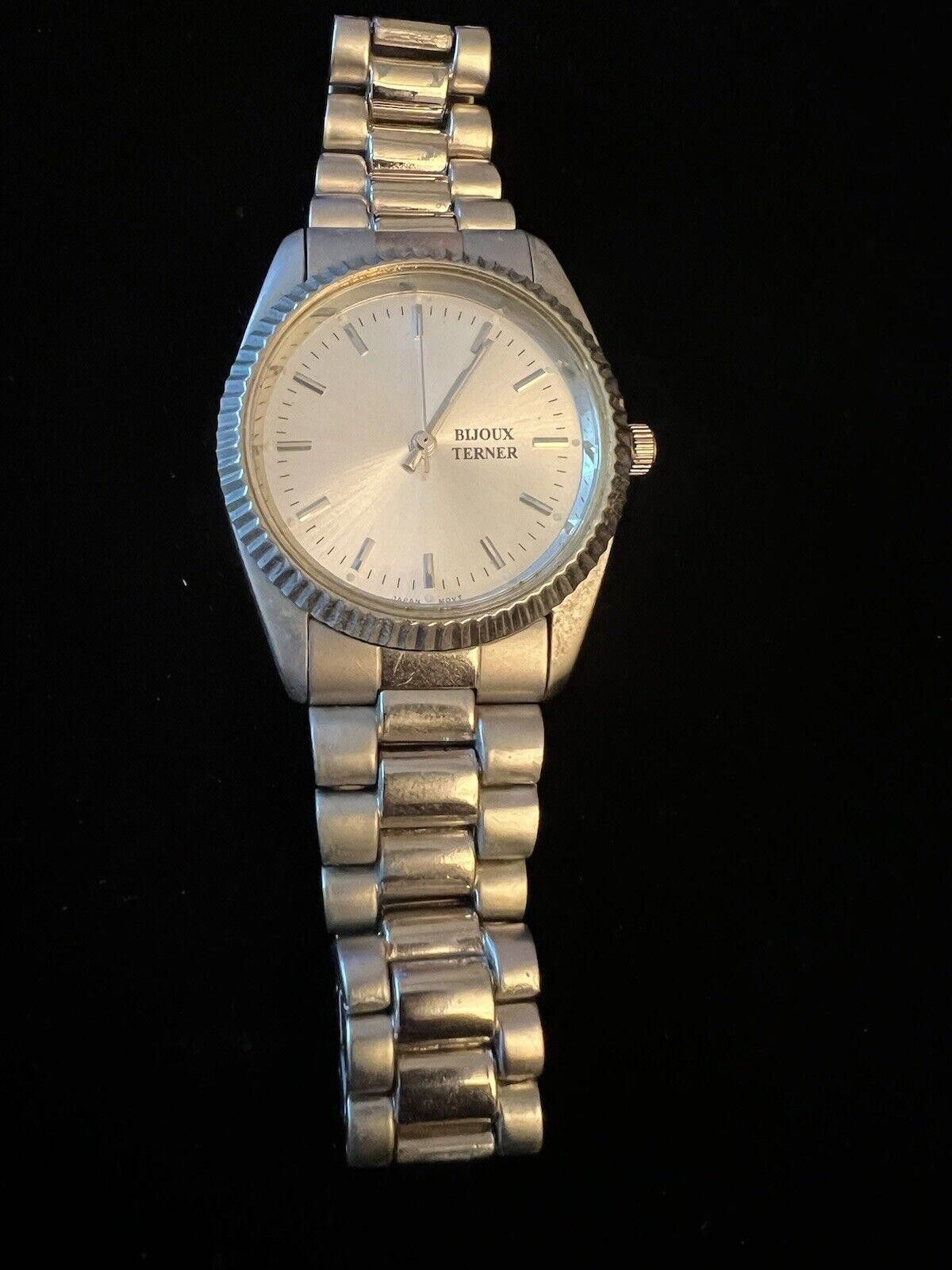Designer Bijoux Terner watch Silver Working Size ONE SIZE - 1 Thumbnail