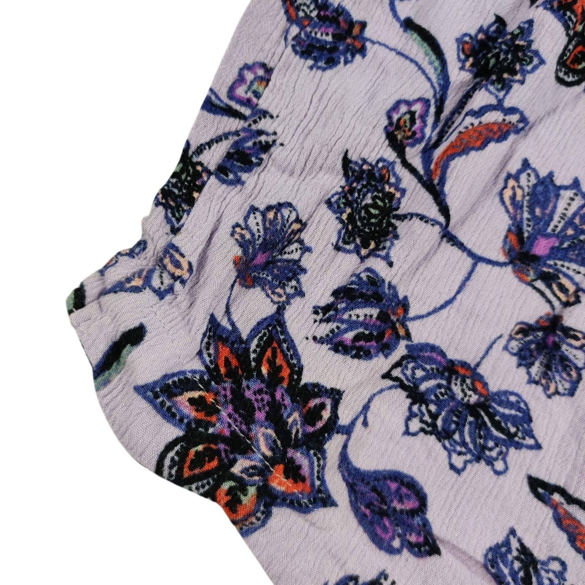 Other Kendall & Kylie Cami Tank Top Shorts Set S Purple Floral Coq Size S / US 4 / IT 40 - 6 Thumbnail