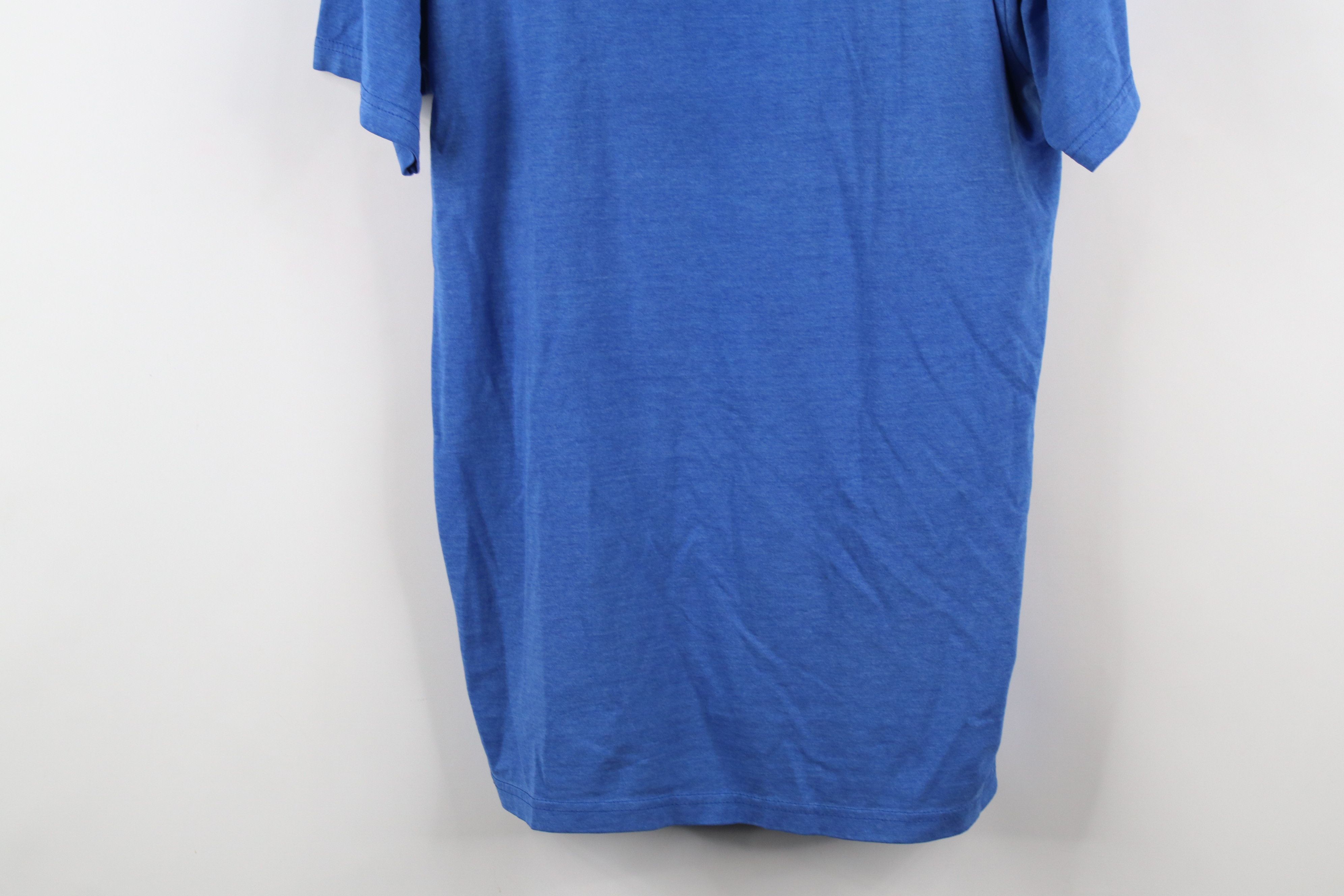 Vintage Vintage 90s Streetwear Short Sleeve T-Shirt Heather Blue Size US L / EU 52-54 / 3 - 3 Thumbnail