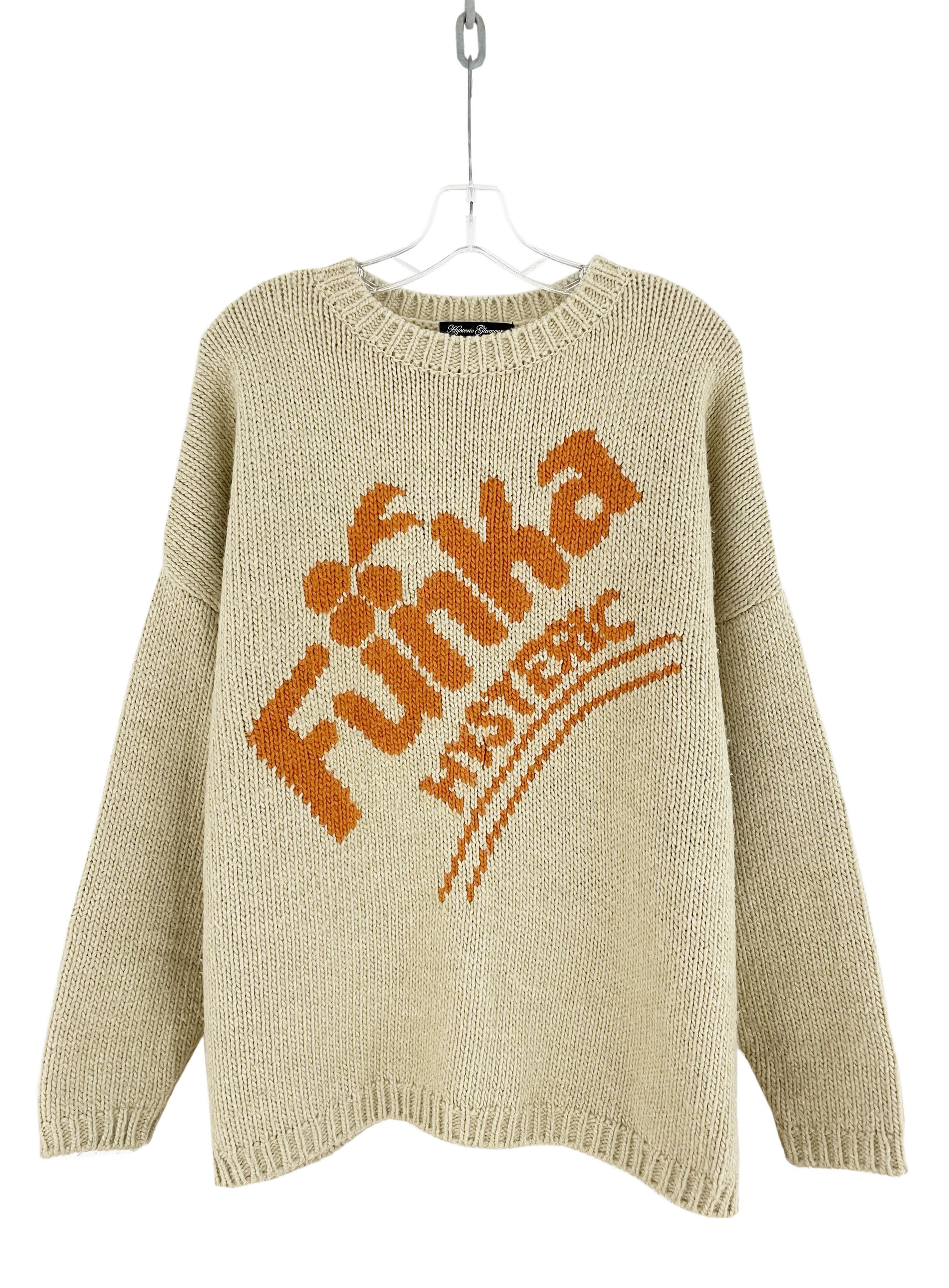 image of Hysteric Glamour Funka Sweater in Beige, Men's (Size Large)