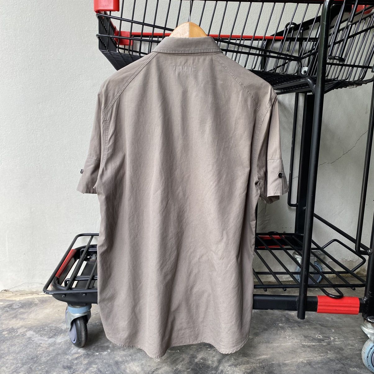 Designer × Japanese Brand GROSBEC Stone Taupe Short Sleeve Shirt Size US M / EU 48-50 / 2 - 12 Thumbnail