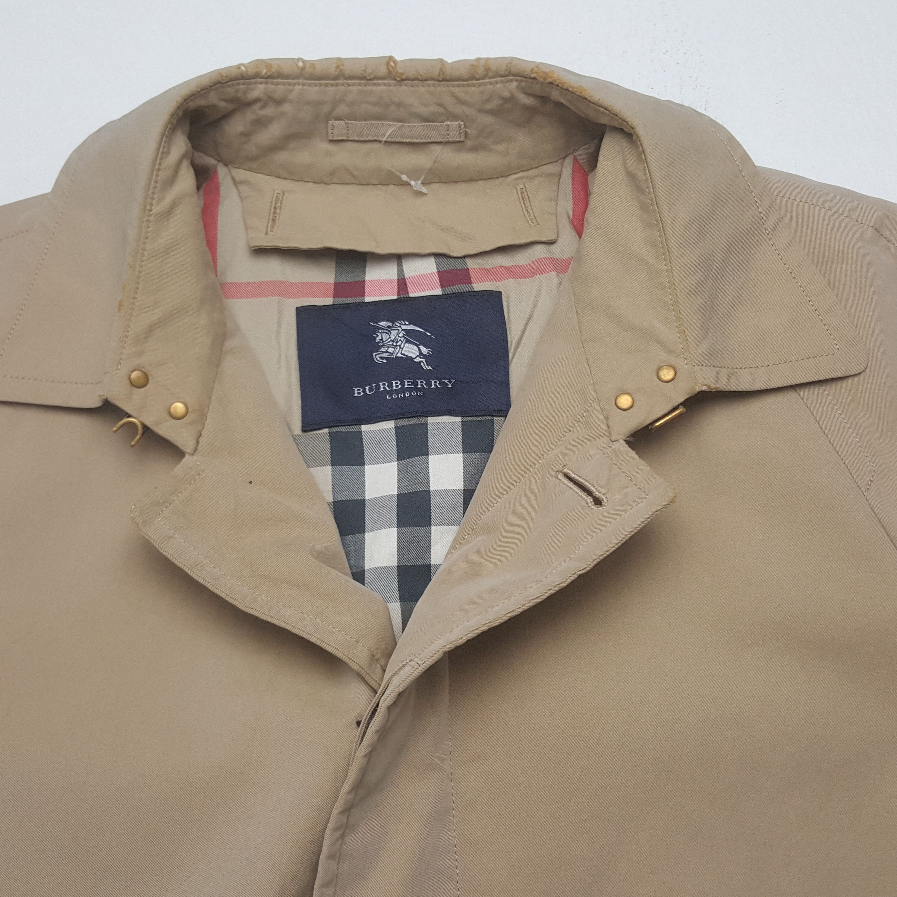 Burberry Vintage Burberrys Italian Brand Trench Jacket C322N3 Size US M / EU 48-50 / 2 - 4 Thumbnail