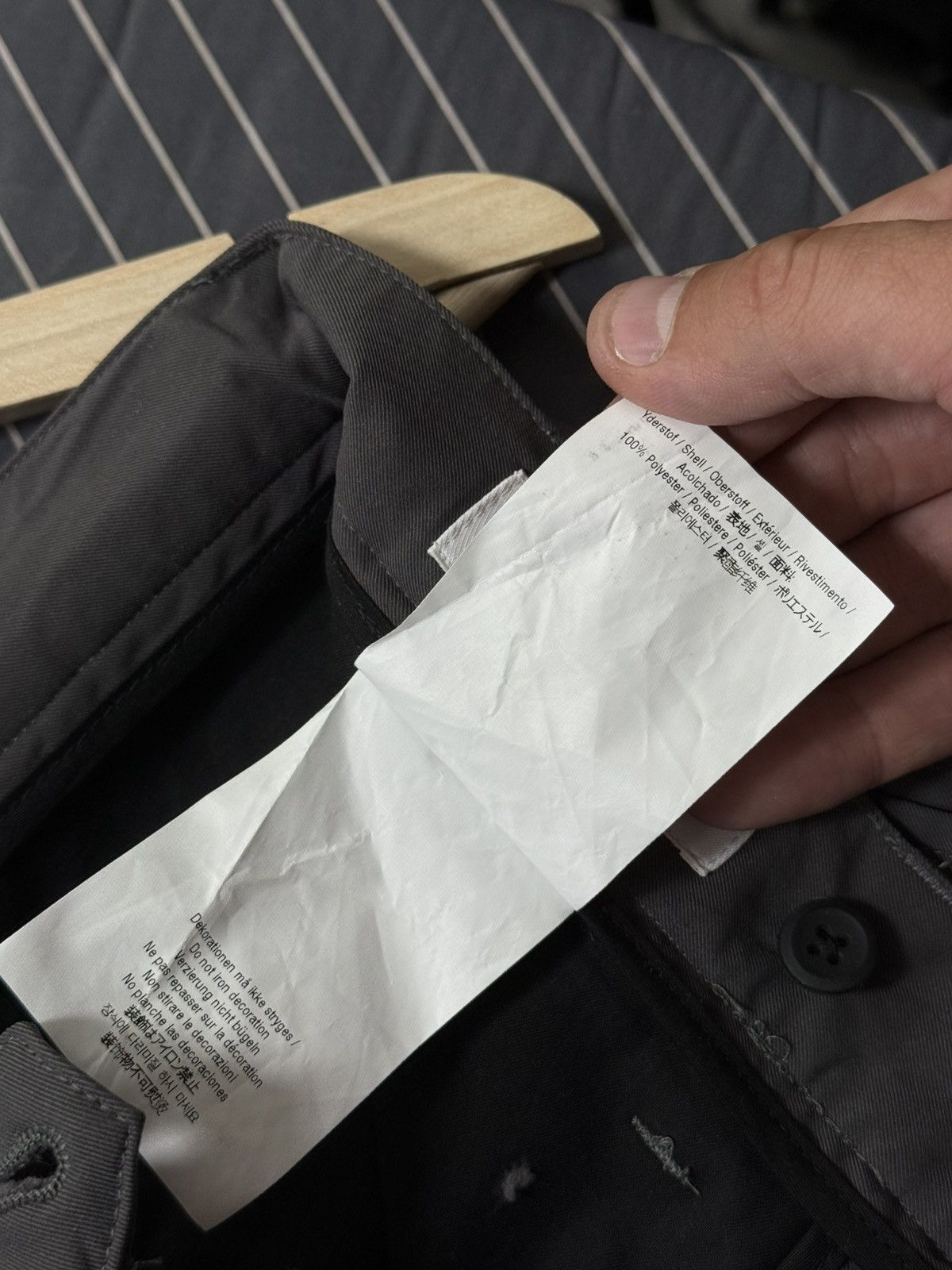 Norse Projects Norse Projects Technical Trousers Dark Grey Slim Fit Pants Size US 28 / EU 44 - 12 Thumbnail