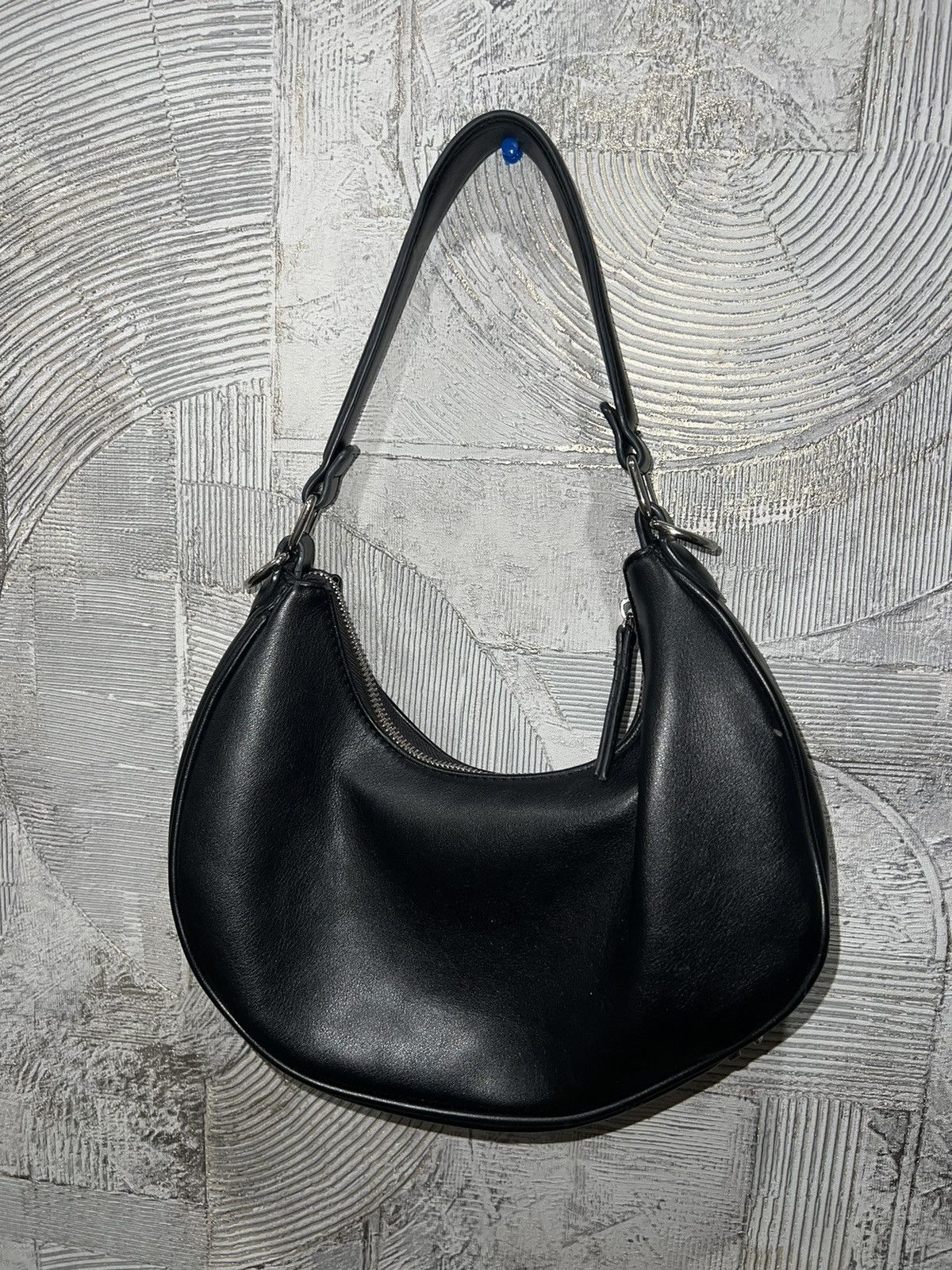 Mario Valentino × Valentino Mario Valentino Eco Leather Big Logo Mini Shoulder Bag Size ONE SIZE - 5 Thumbnail