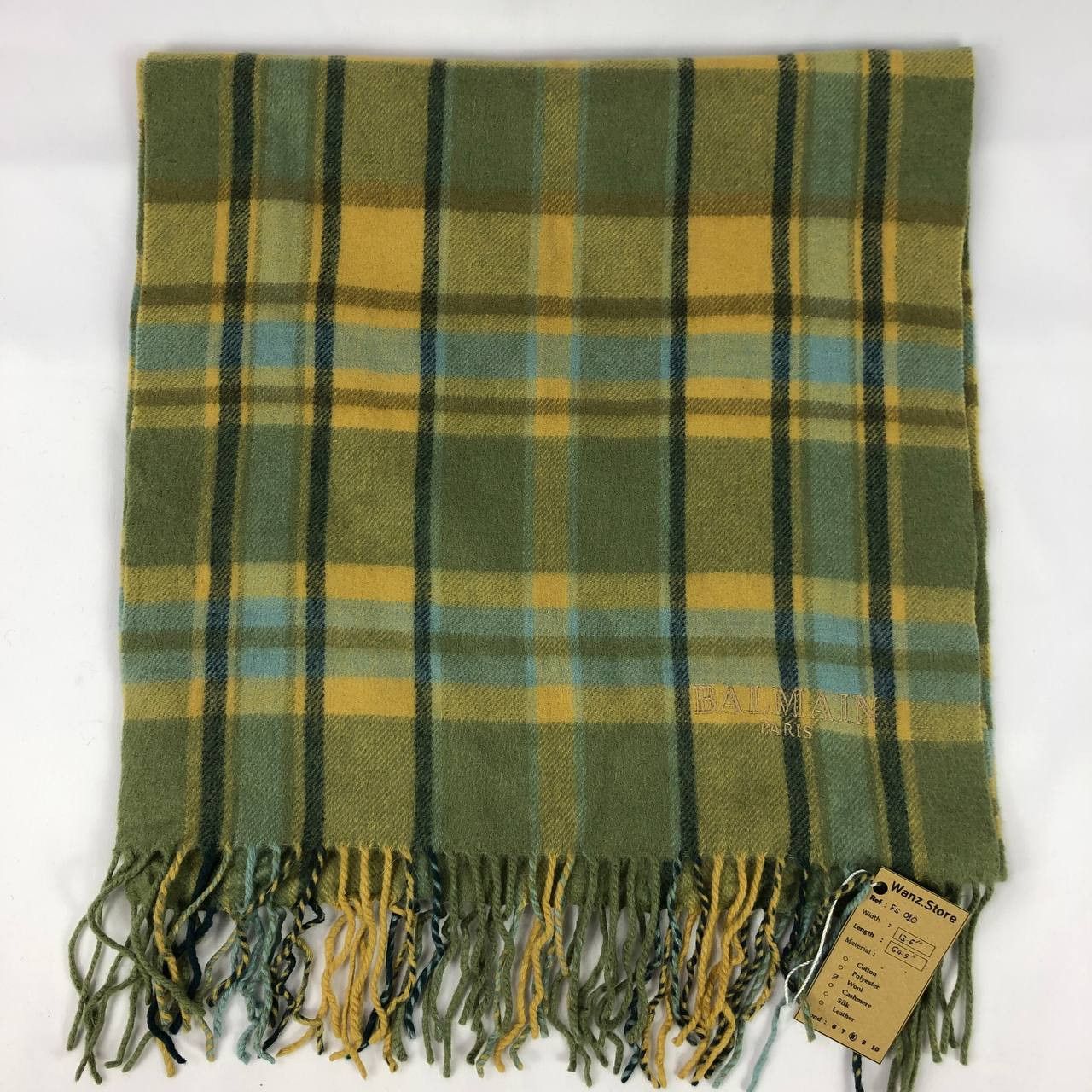Vintage Balmain Scarf / Muffler / Neckwear FS010 Size ONE SIZE - 6 Thumbnail