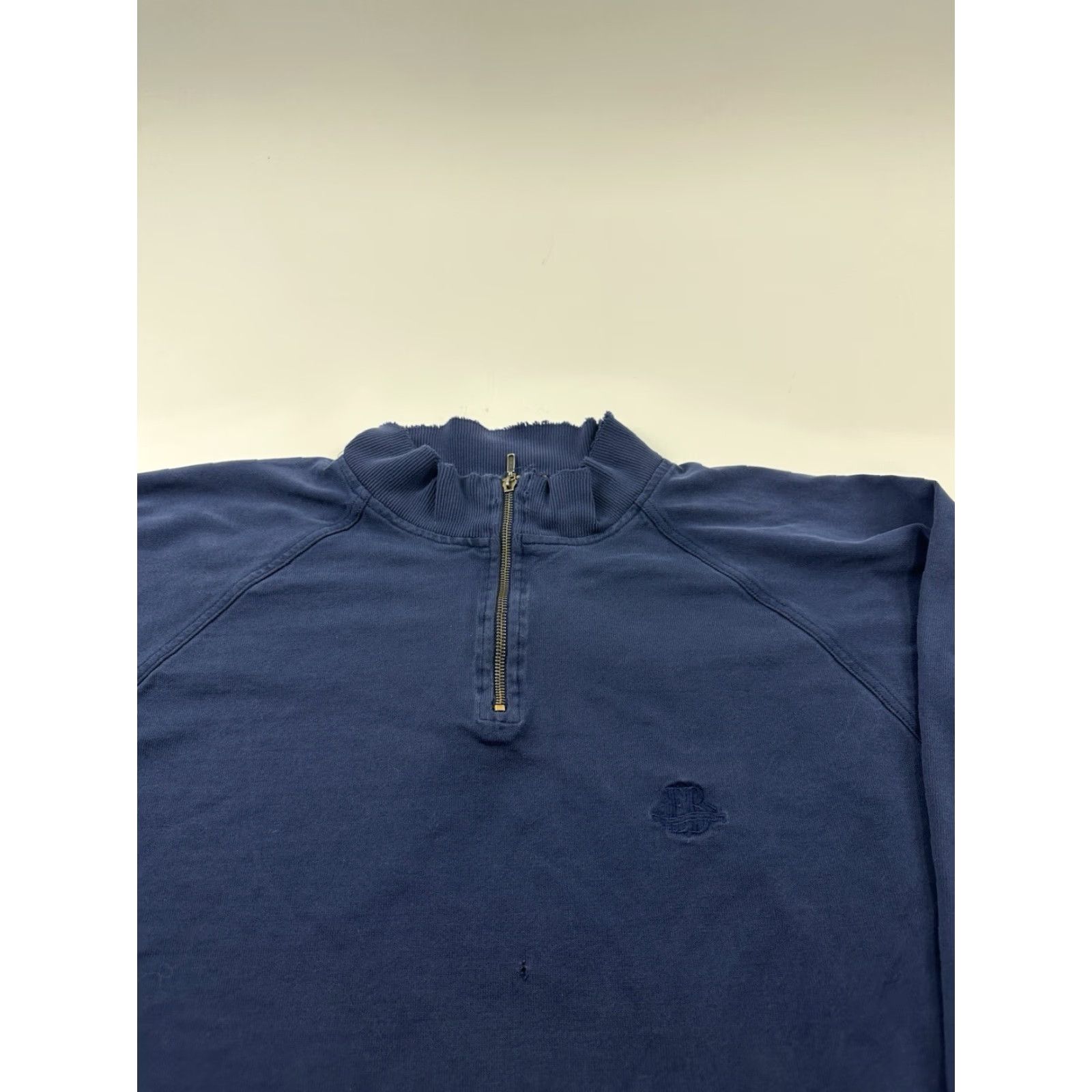 Eddie Bauer VINTAGE Eddie Bauer Shirt Mens XL Blue Long Sleeve 1/4 Zip Mock Neck Pullover Size US XL / EU 56 / 4 - 4 Thumbnail