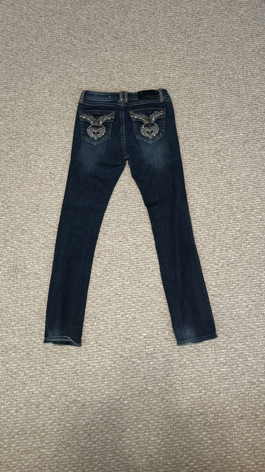Grace in LA × Vintage Grace in LA Rhinestone Jeans Easy Fit Size 29" - 2 Thumbnail