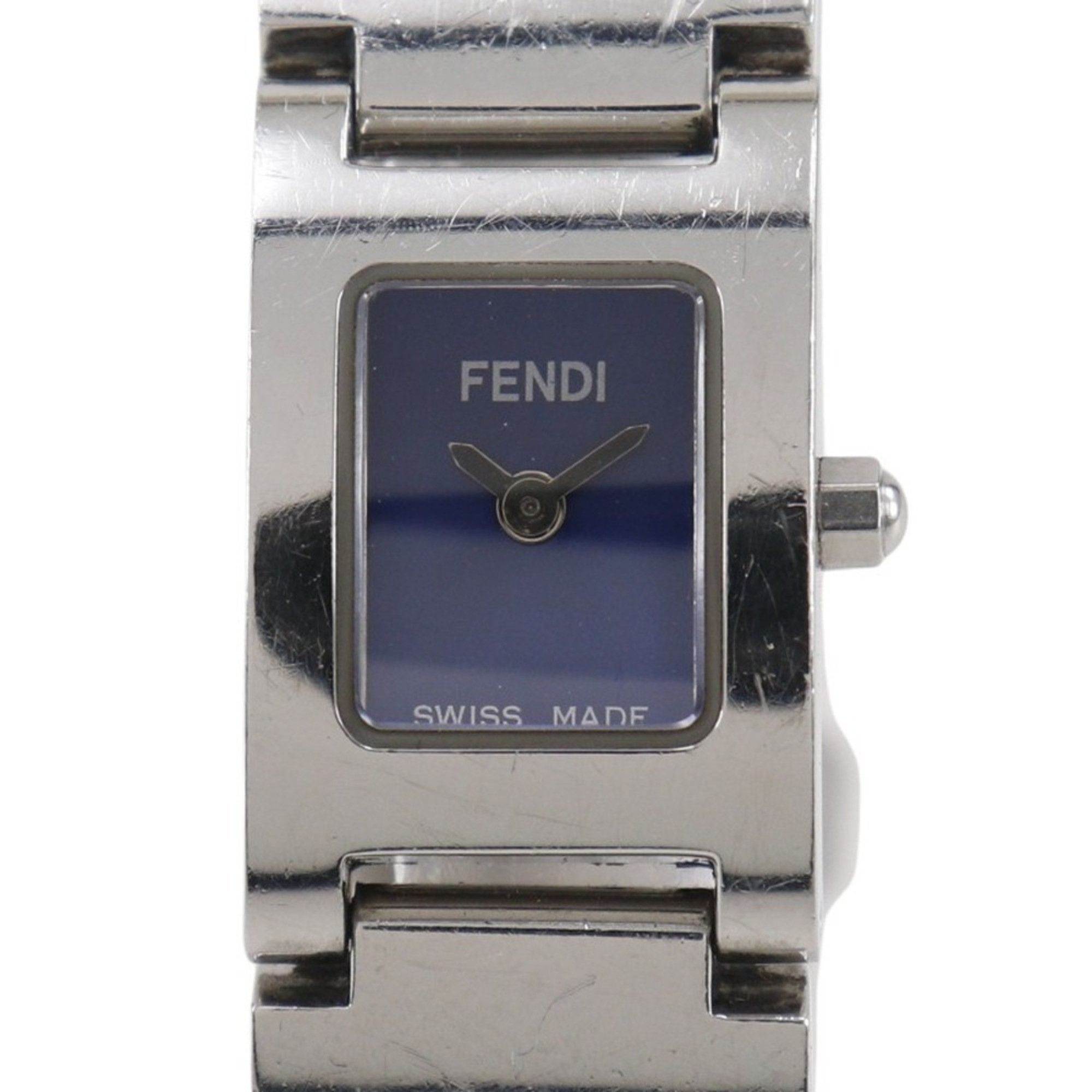 Fendi Fendi Olologi Women's Watch, 3150L Stainless Steel, Silver Quartz Movement, Analog Display, Blue Dial Size ONE SIZE - 1 Thumbnail