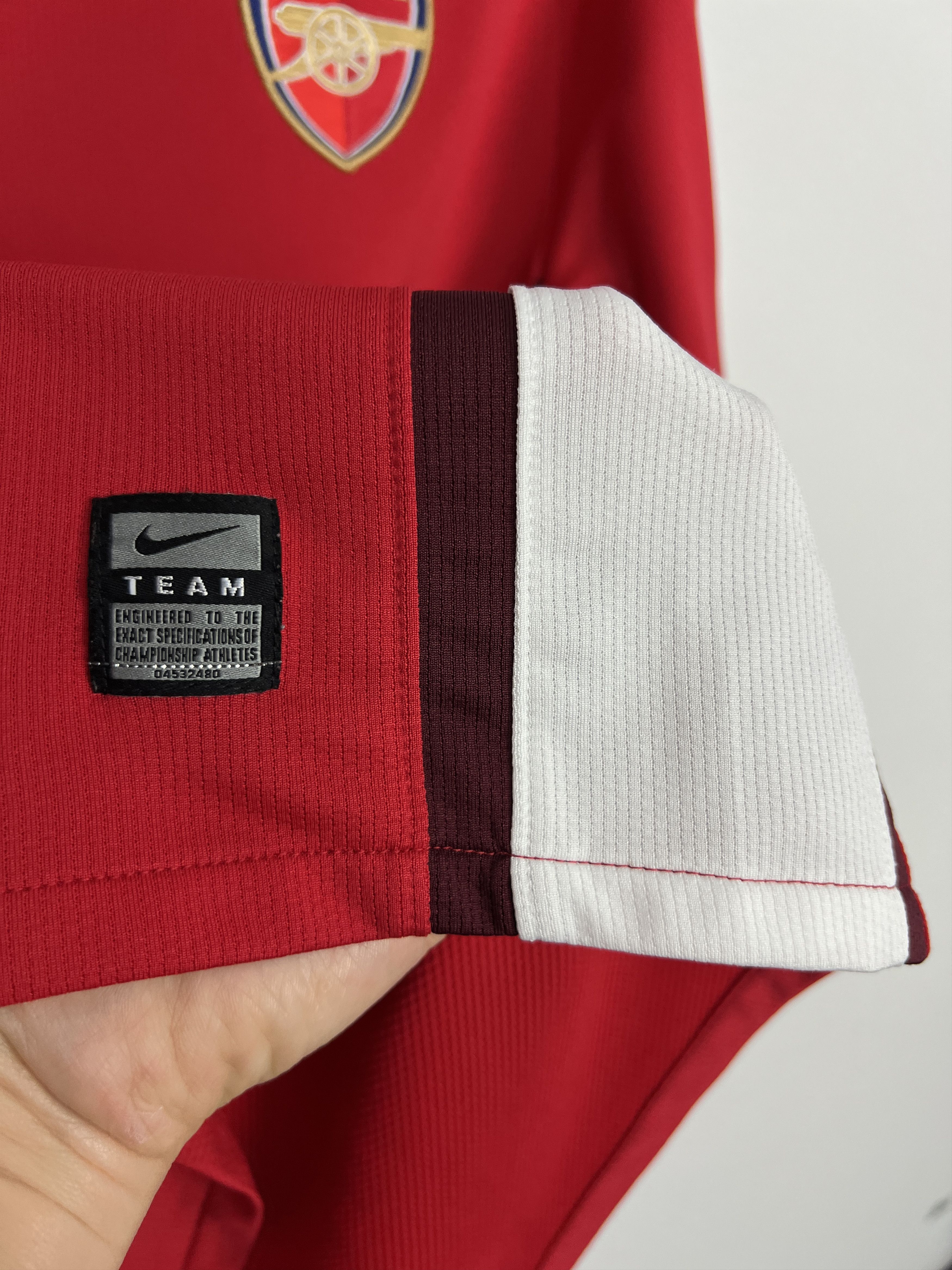 Nike Arsenal Home football shirt 2008 Soccer Nike Jersey Trikot Size US M / EU 48-50 / 2 - 4 Thumbnail