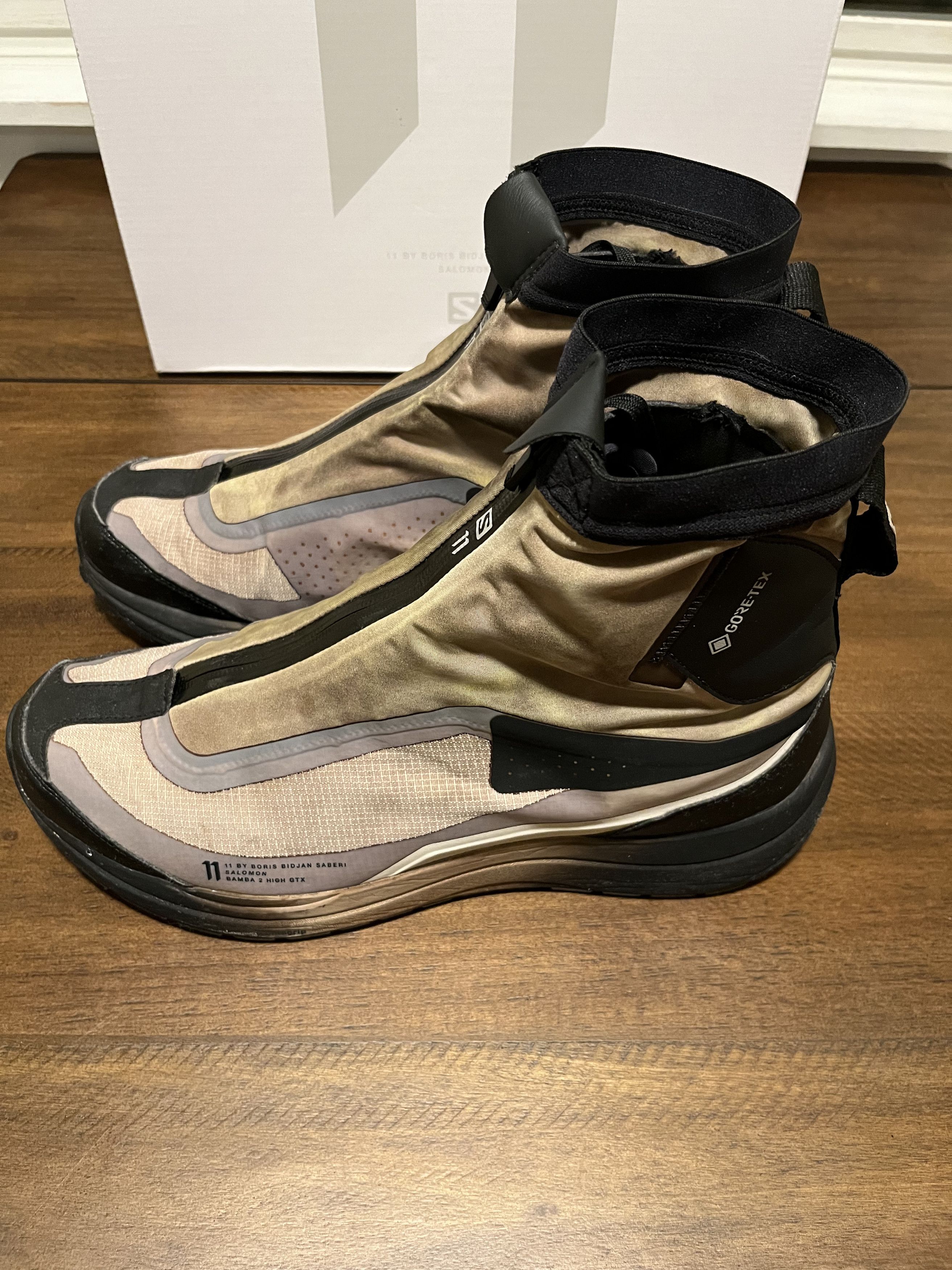 11 By Boris Bidjan Saberi Salomon Edition Bamba 2 High GTX Sneakers Size US 12 / EU 45 - 3 Thumbnail