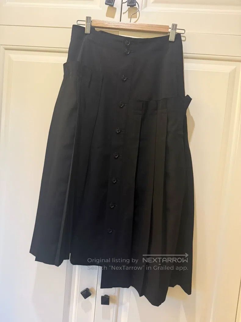 Y's Y's size 1 Asymmetrical pleated skirt Size 24" / US 00 / IT 34 - 1 Thumbnail