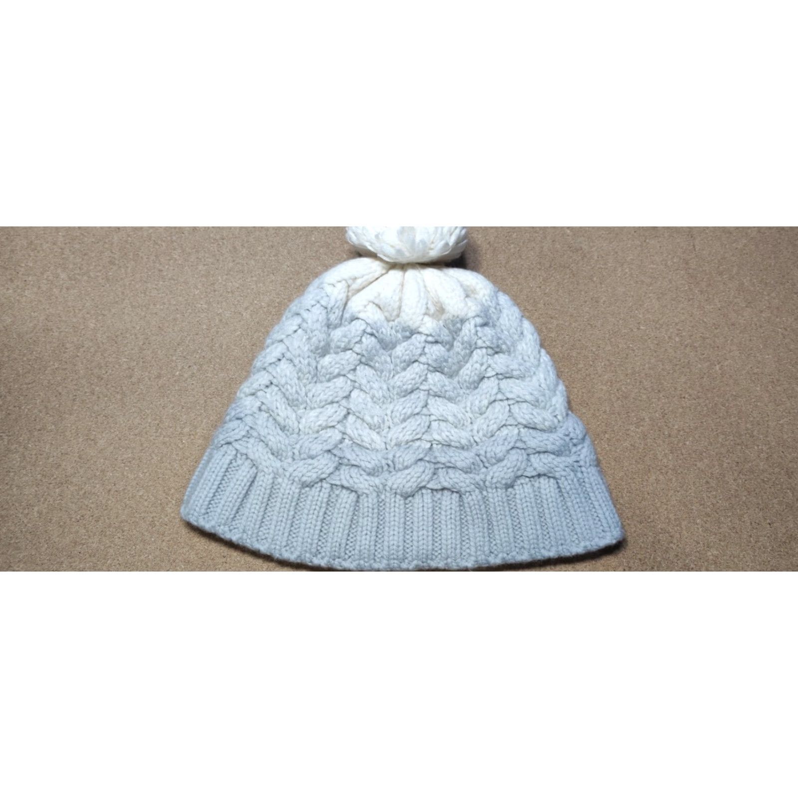 Salomon Salomon Beanie Hat Unisex Adults M Gray Lined Thermal Pom Pom Wool Knit Size ONE SIZE - 2 Thumbnail