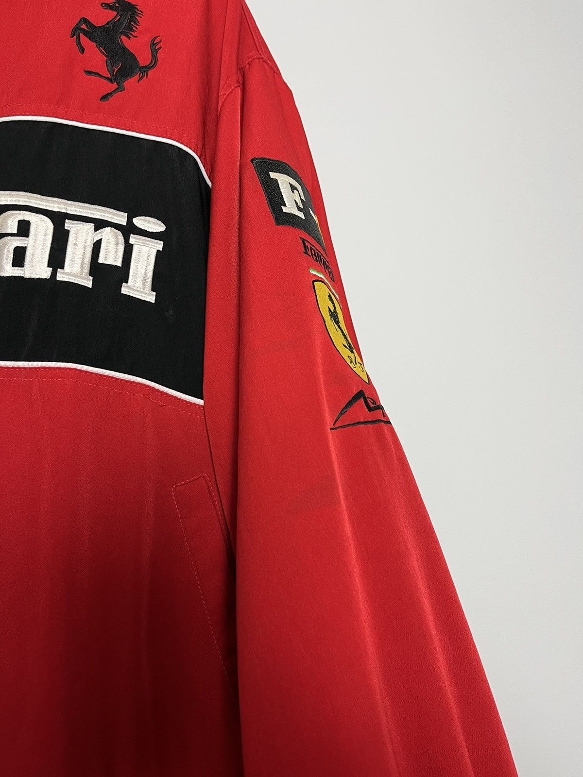 Vintage ferrari racing jacket F1 Michael Schumacher rare y2k