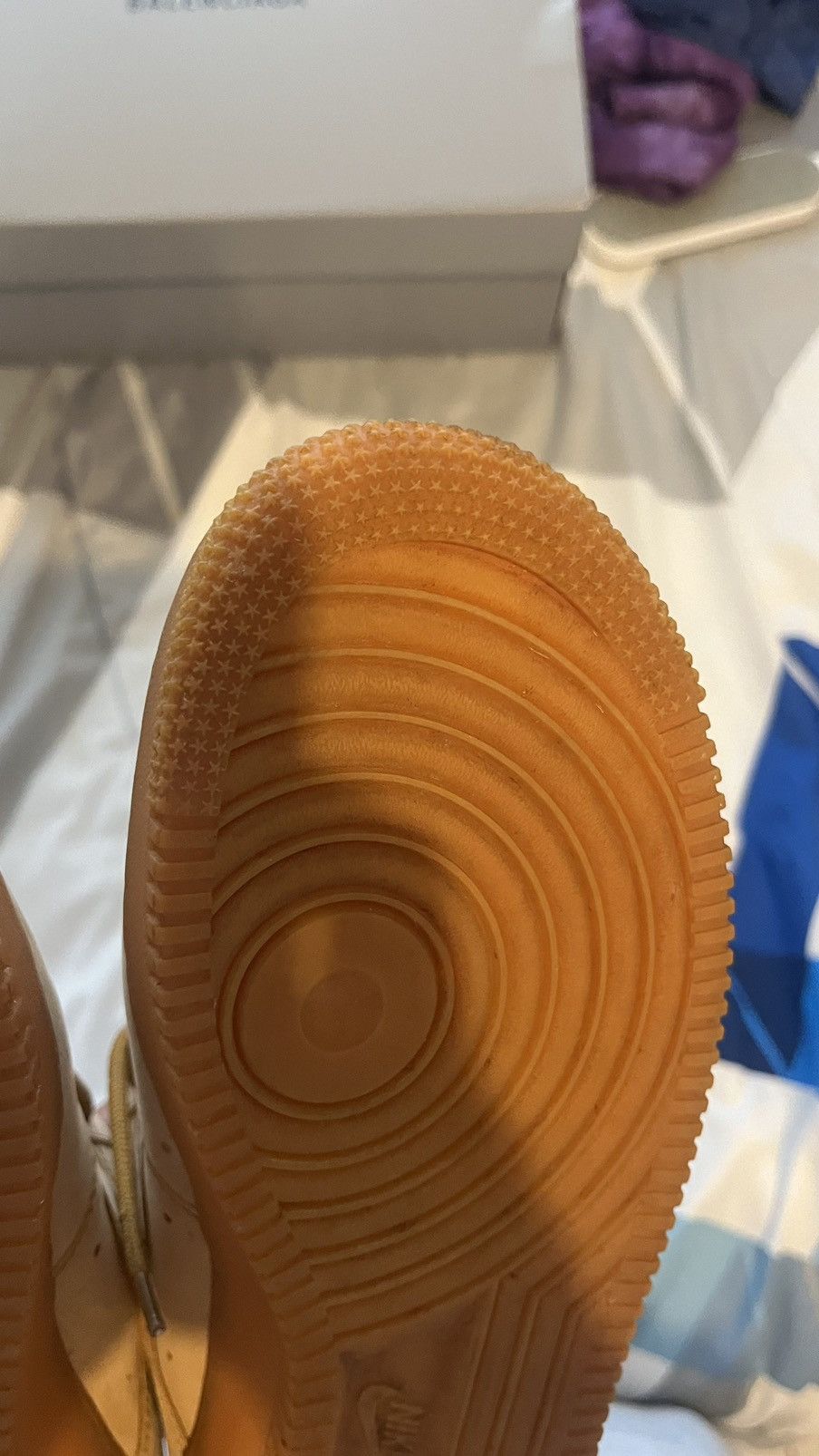 Nike Air Force "Flax" 2017 Size US 8 / EU 41 - 6 Thumbnail