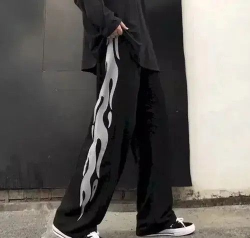 Jean Flame punk pants Size US 32 / EU 48 - 1 Thumbnail