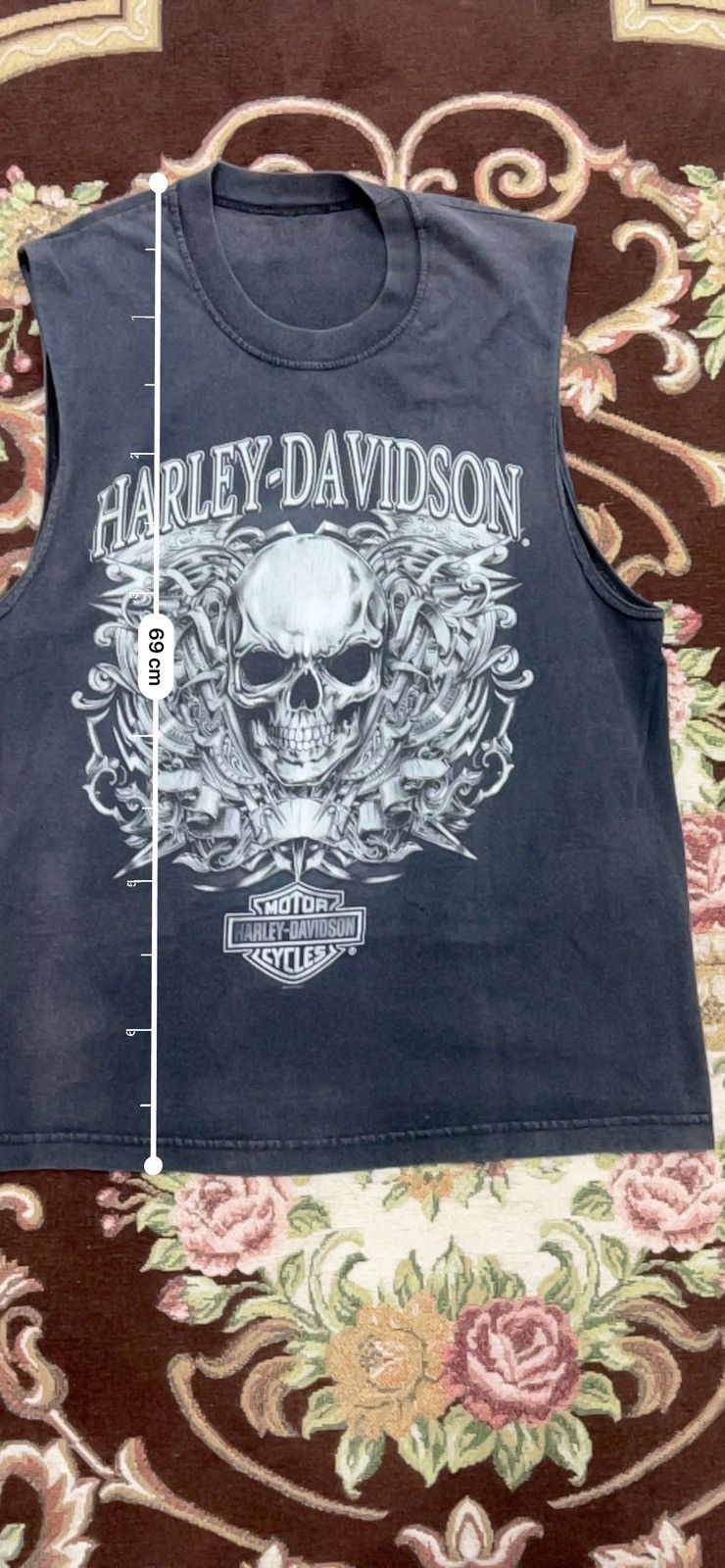 Harley Davidson × Vintage Sleeveless Shirt - Harley Davidson HD Size US M / EU 48-50 / 2 - 9 Thumbnail