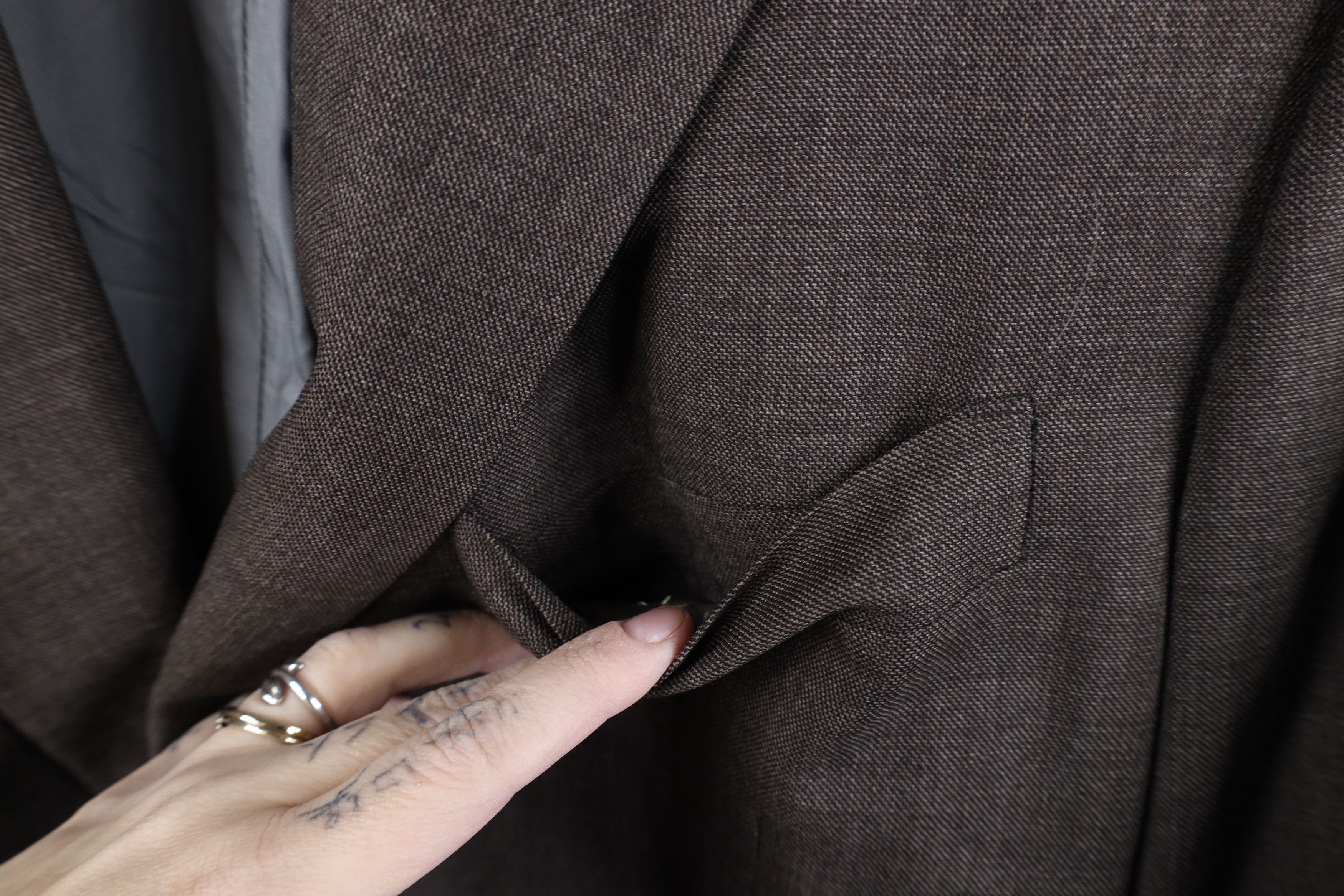 Vintage Vintage 70s Streetwear Suit Coat Blazer Jacket Brown USA Size US XL / EU 56 / 4 - 5 Thumbnail