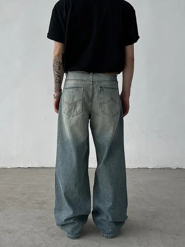 VIBE Baggy Wide-Leg Denim Jeans Size US 32 / EU 48 - 5 Thumbnail