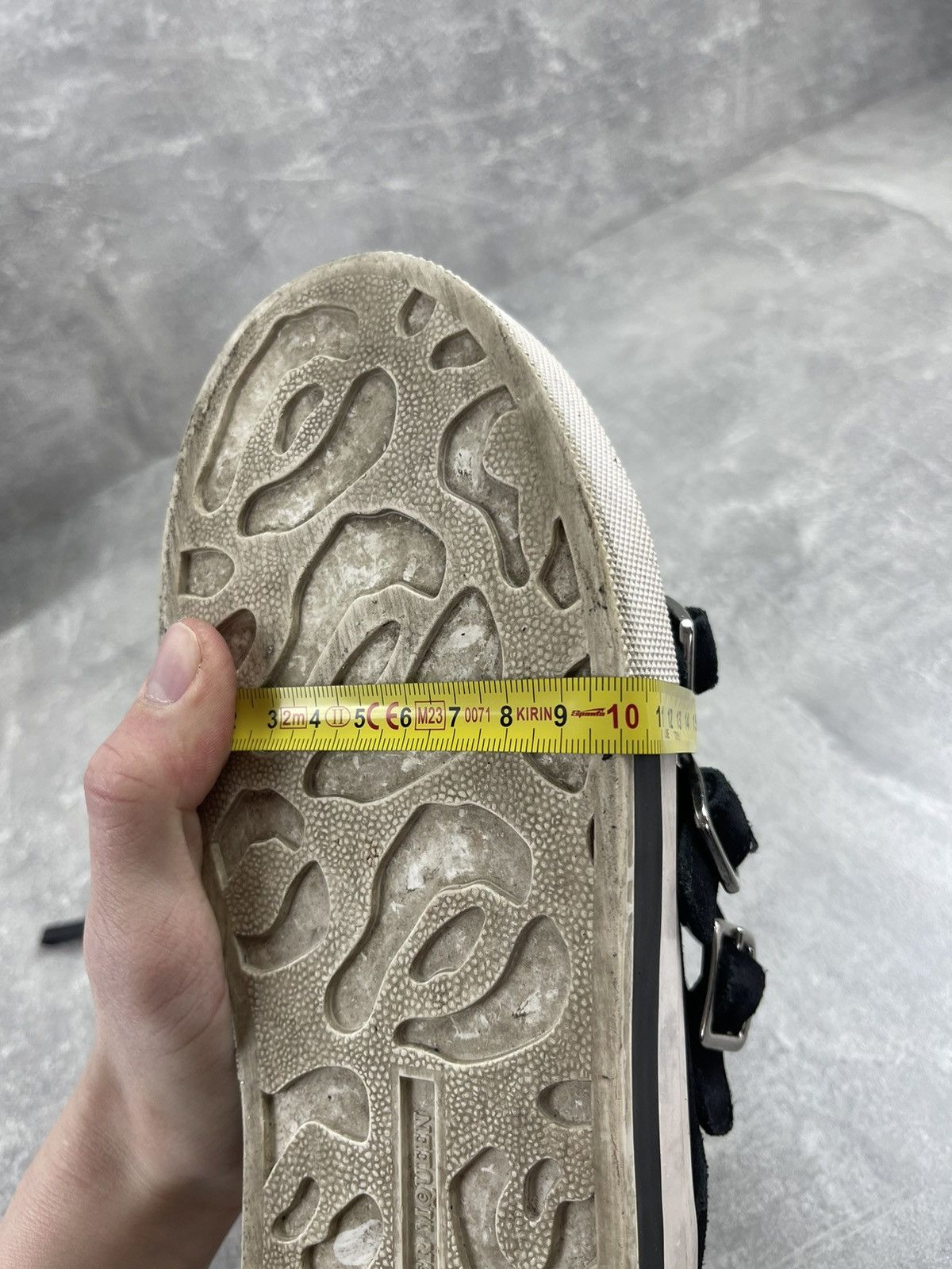 Alexander McQueen × Vintage Alexander McQueen Platform Suede Black Y2K Sneakers Size US 9 / IT 39 - 8 Thumbnail