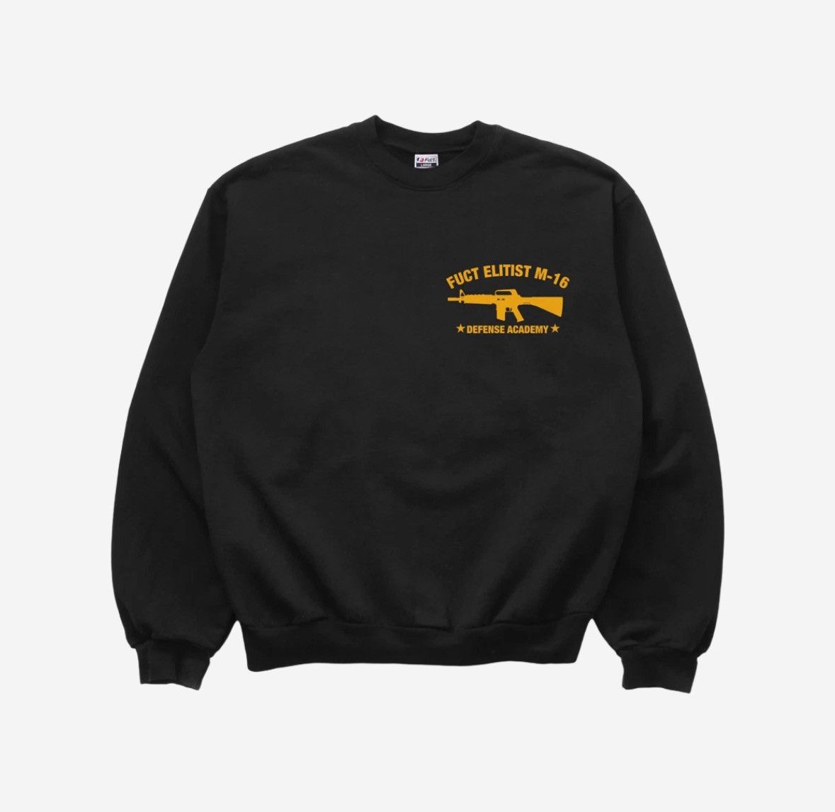 トップス FTP + FUCT ACADEMY PULLOVER NAVY L FUCT X FTP Navy Blue Yellow Shirt Mens Small | eBay