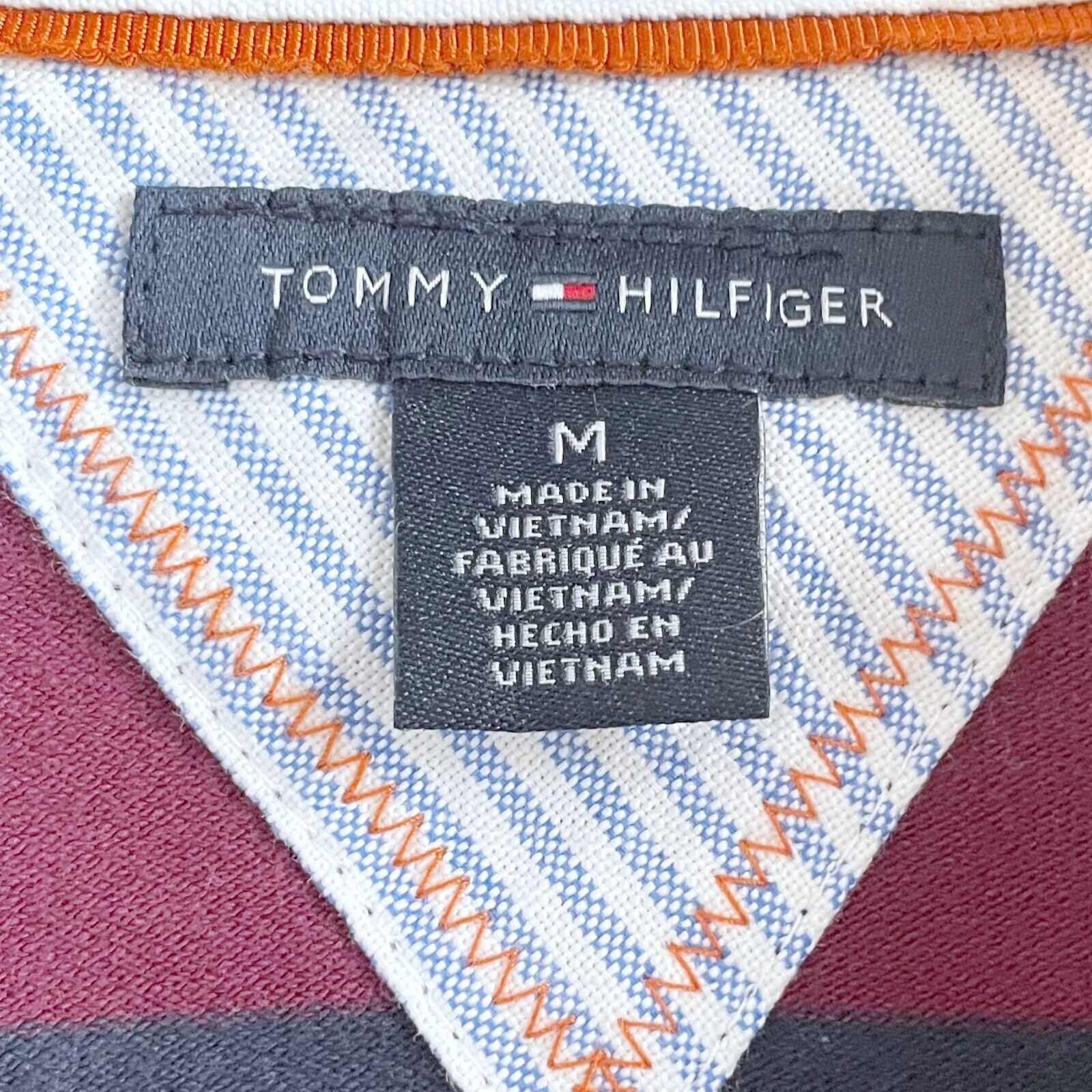 Tommy Hilfiger Tommy Hilfiger Rugby Polo Shirt Women’s M Ruffles Striped Size M / US 6-8 / IT 42-44 - 2 Thumbnail