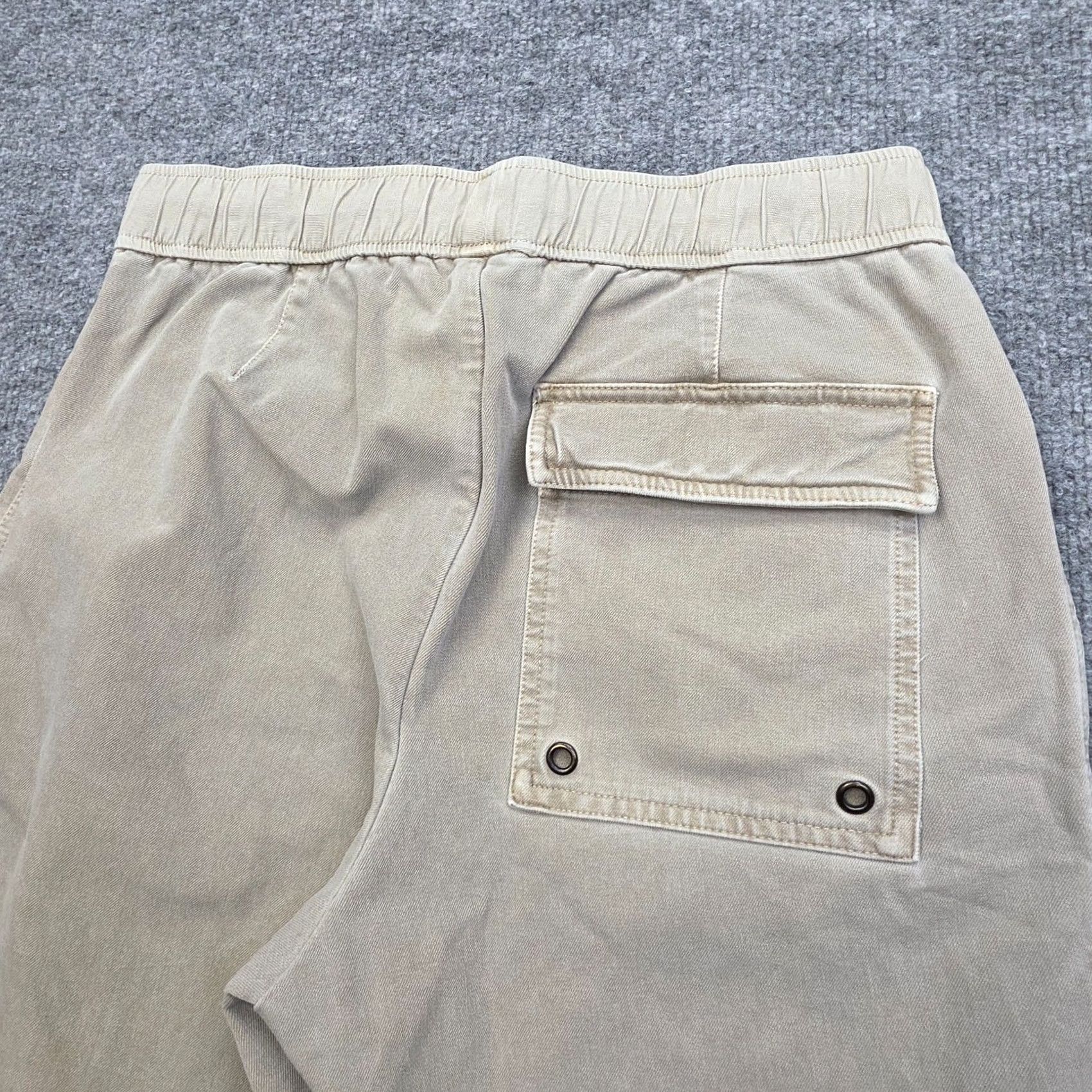 James Perse James Perse Pants Jogger Women's 0 Beige Drawstring Cotton Stretch Size 25" / US 0 / IT 36 - 4 Thumbnail