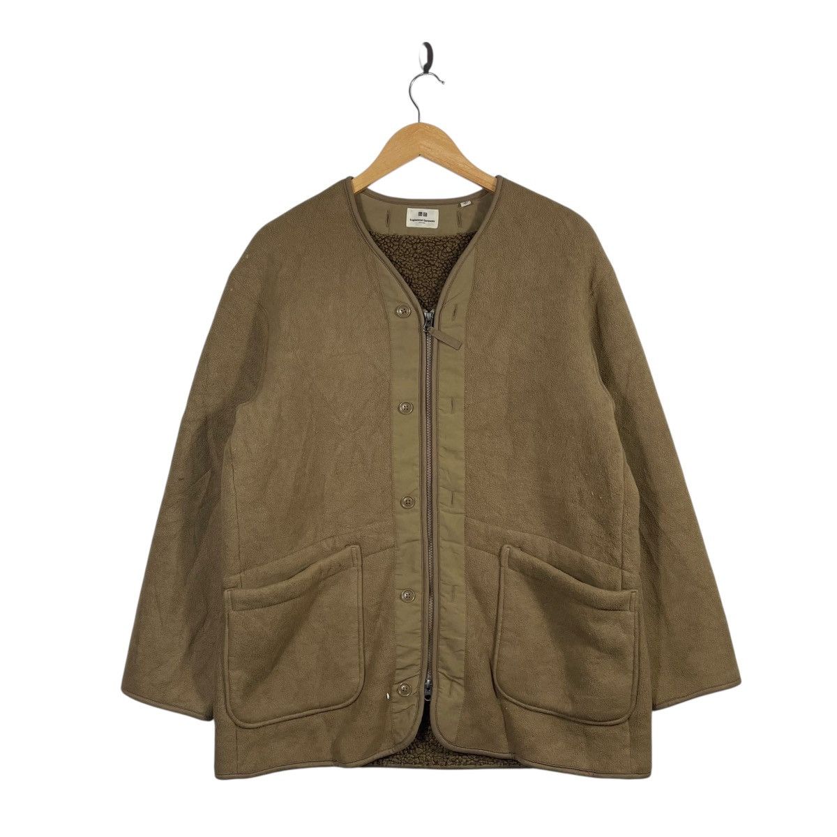 Engineered Garments × Uniqlo UNIQLO x Engineered Garments Fleece Cardigan Jacket Brown FW Size US S / EU 44-46 / 1 - 1 Thumbnail