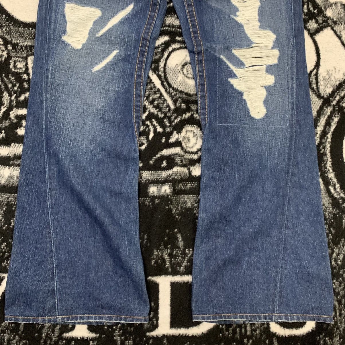 True Religion True Religion Section Joey Leather Distressed Bootcut Jeans Size US 31 - 3 Thumbnail