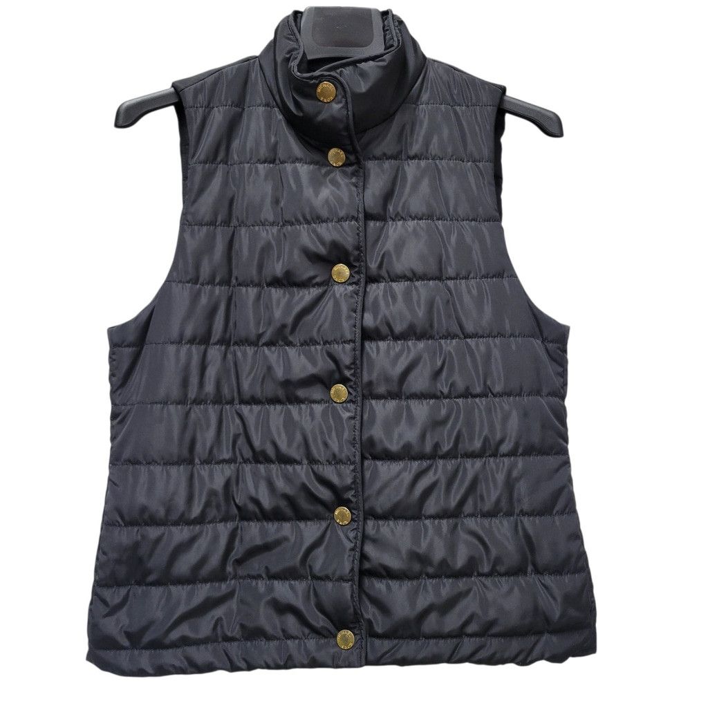 Michael Kors Michael Kors Women Black Puffer Gold Plated Nylon Vest Small Size S / US 4 / IT 40 - 2 Thumbnail