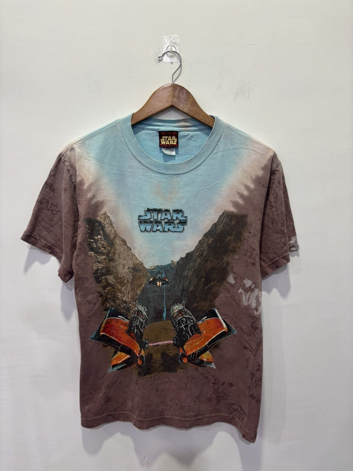 Vintage Star Wars Episode 1 Pod Racer Tie Dye Tshirt